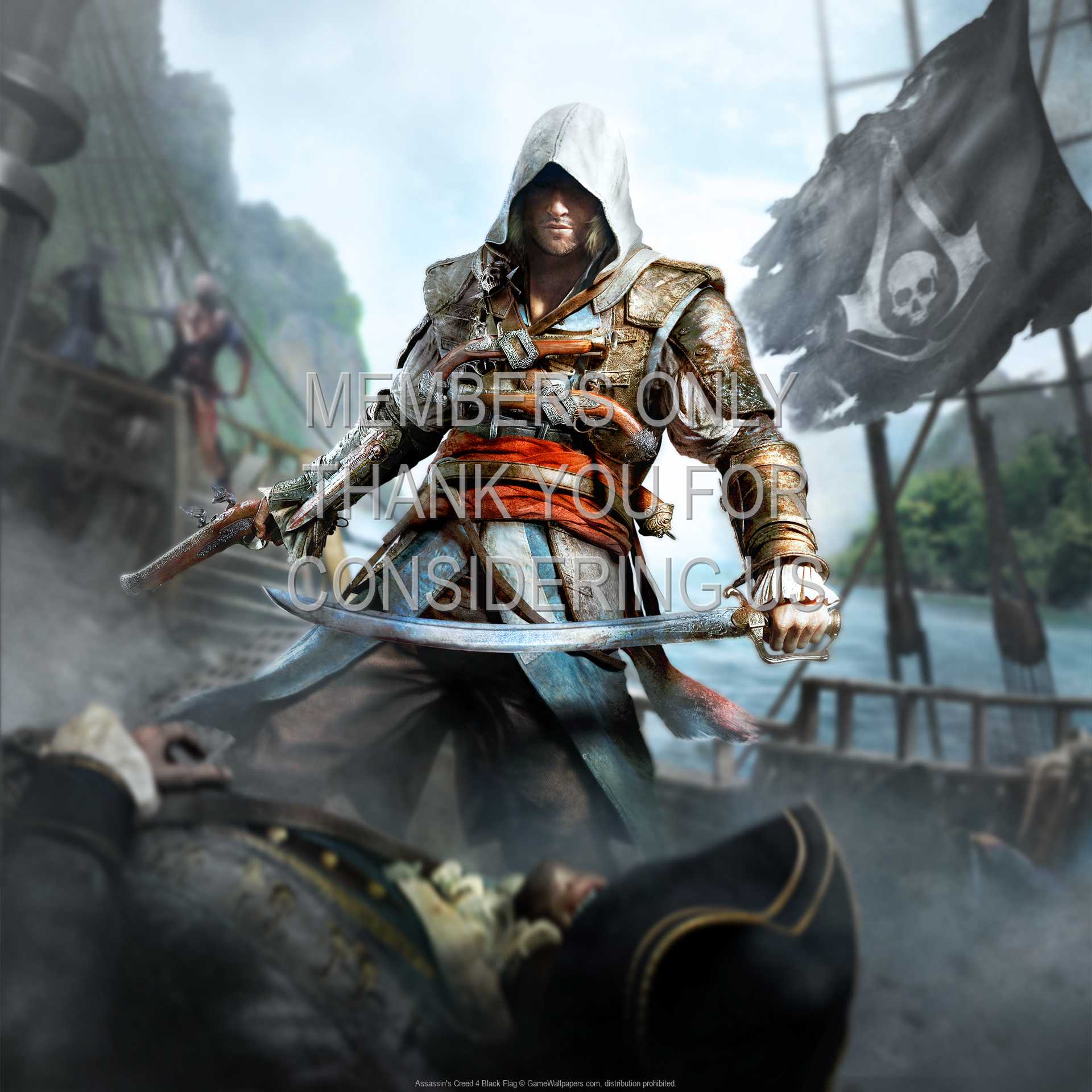 Assassin's Creed 4: Black Flag 1080p Horizontal Handy Hintergrundbild 04
