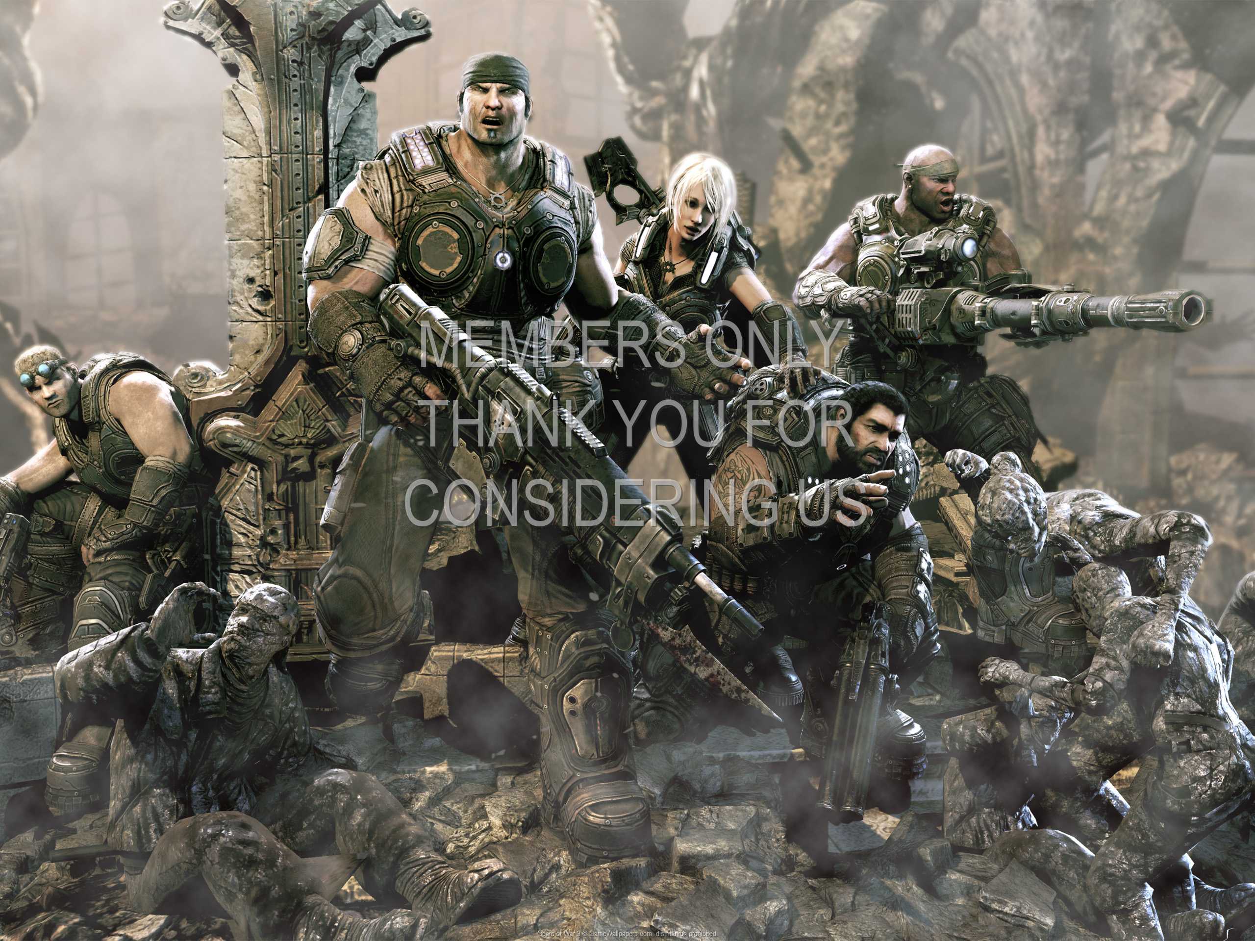 Gears of War 3 1080p Horizontal Mobile wallpaper or background 04