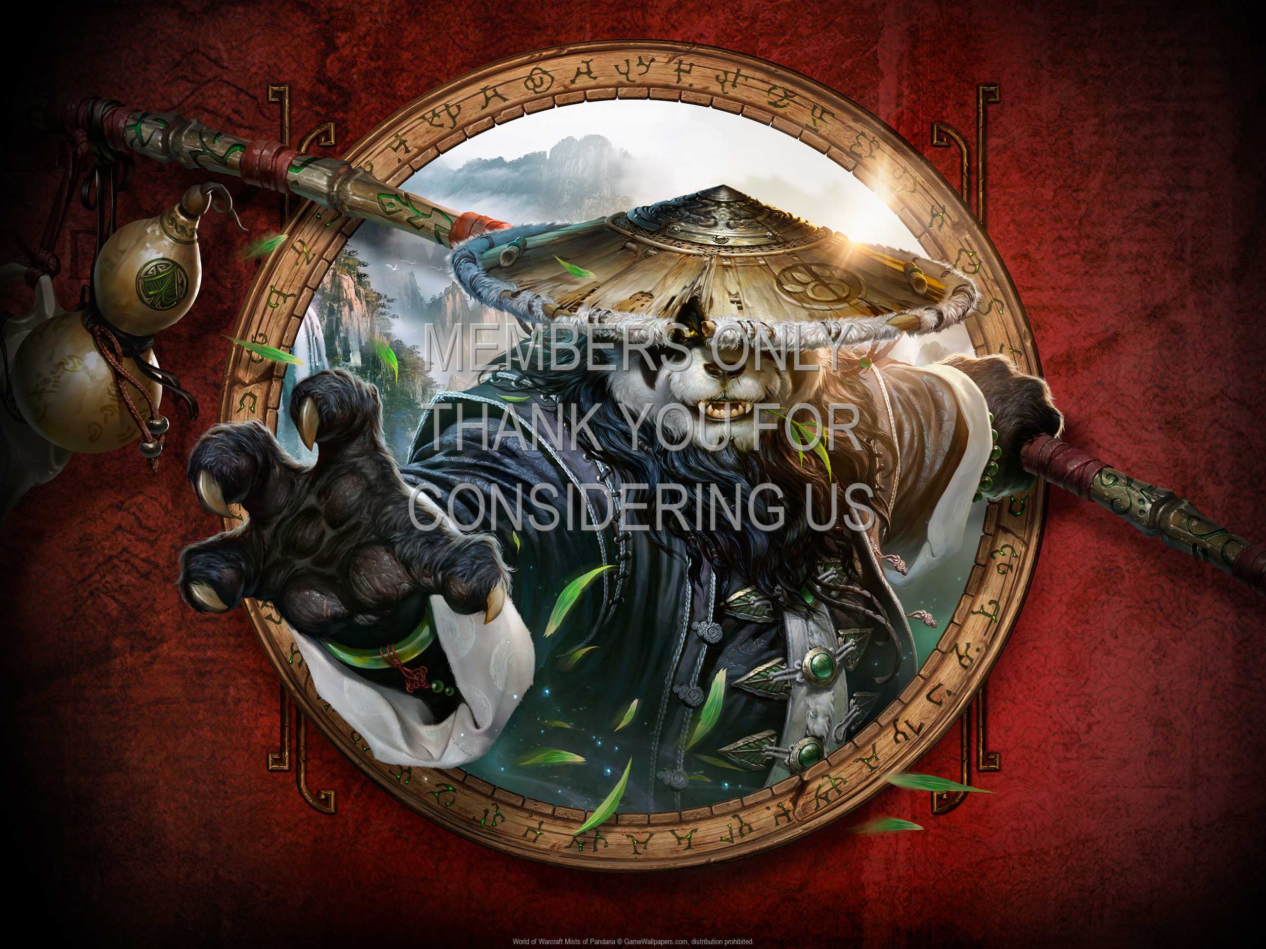 World of Warcraft: Mists of Pandaria 1080p Horizontal Mobiele achtergrond 04