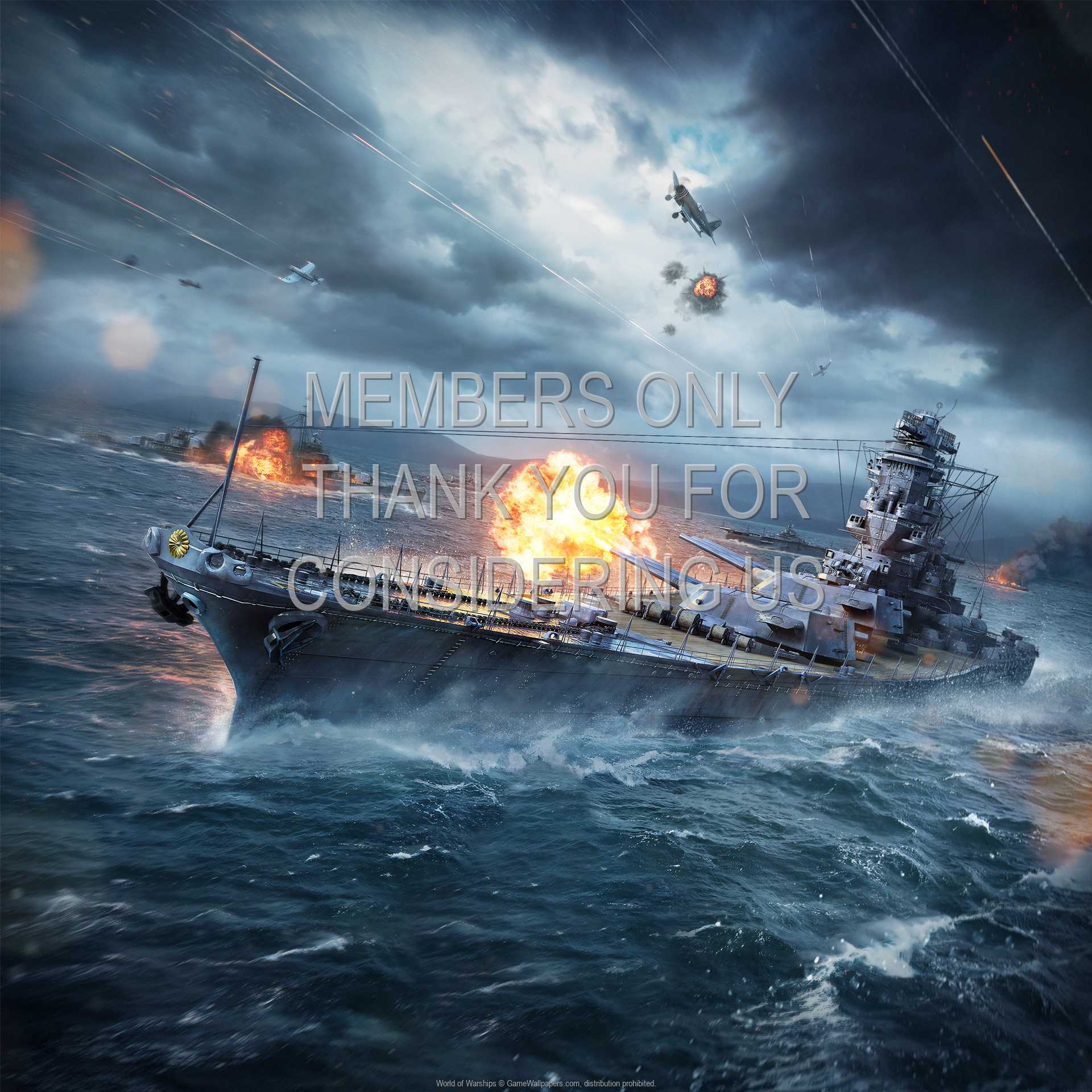 World of Warships 1080p Horizontal Mobiele achtergrond 04