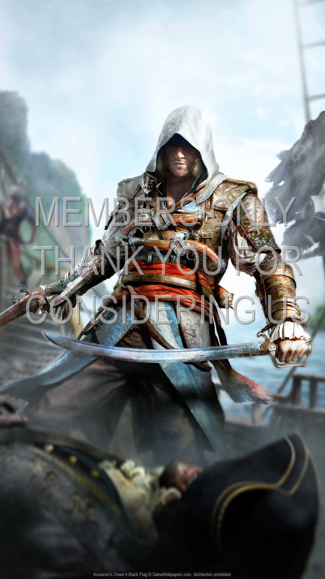 Assassin's Creed 4: Black Flag fond d'écran 04 1080p Vertical