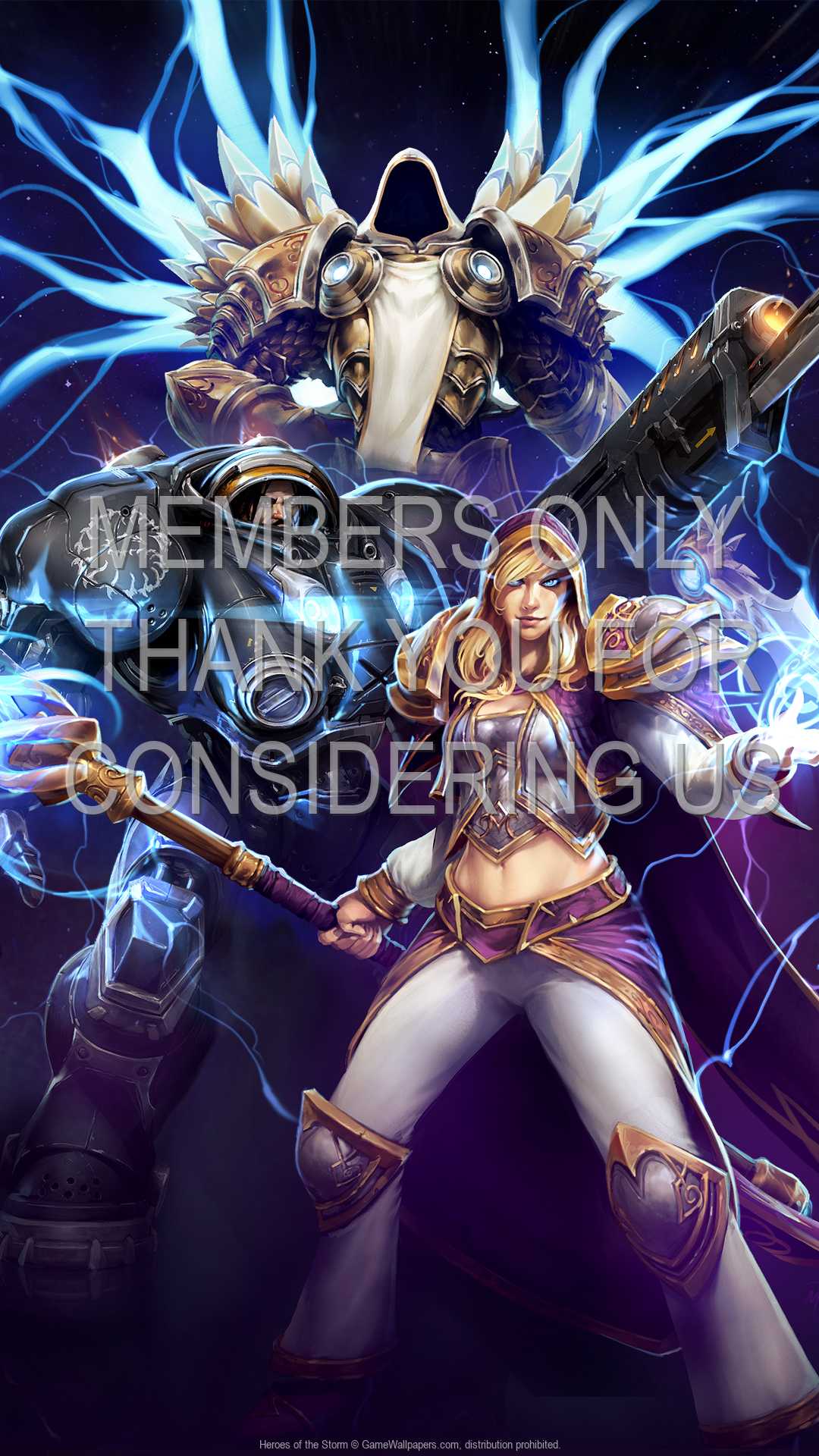 Heroes of the Storm 1080p Vertical Mobile wallpaper or background 04