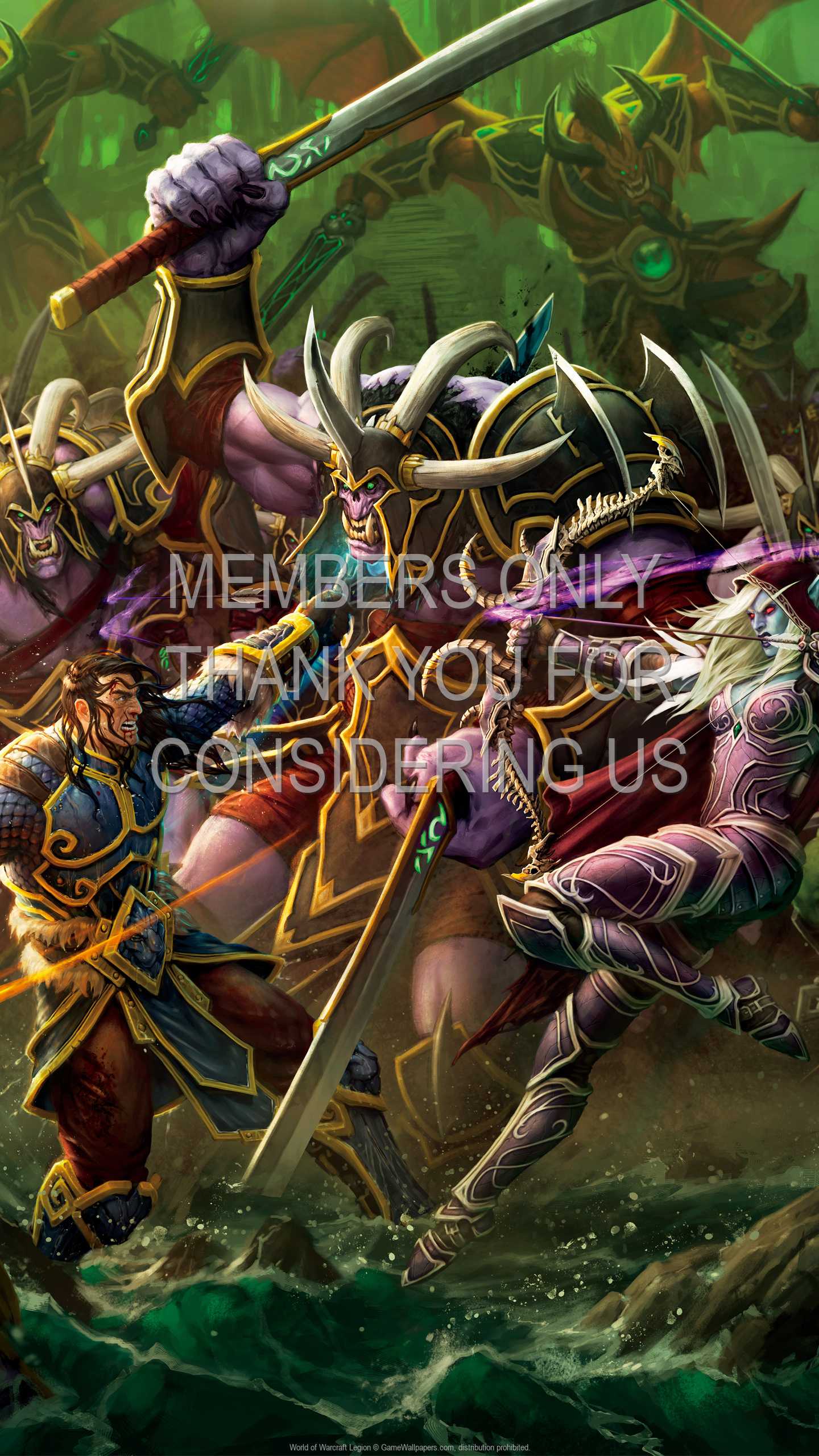 World of Warcraft: Legion 1440p Vertical Mobile fond d'cran 04