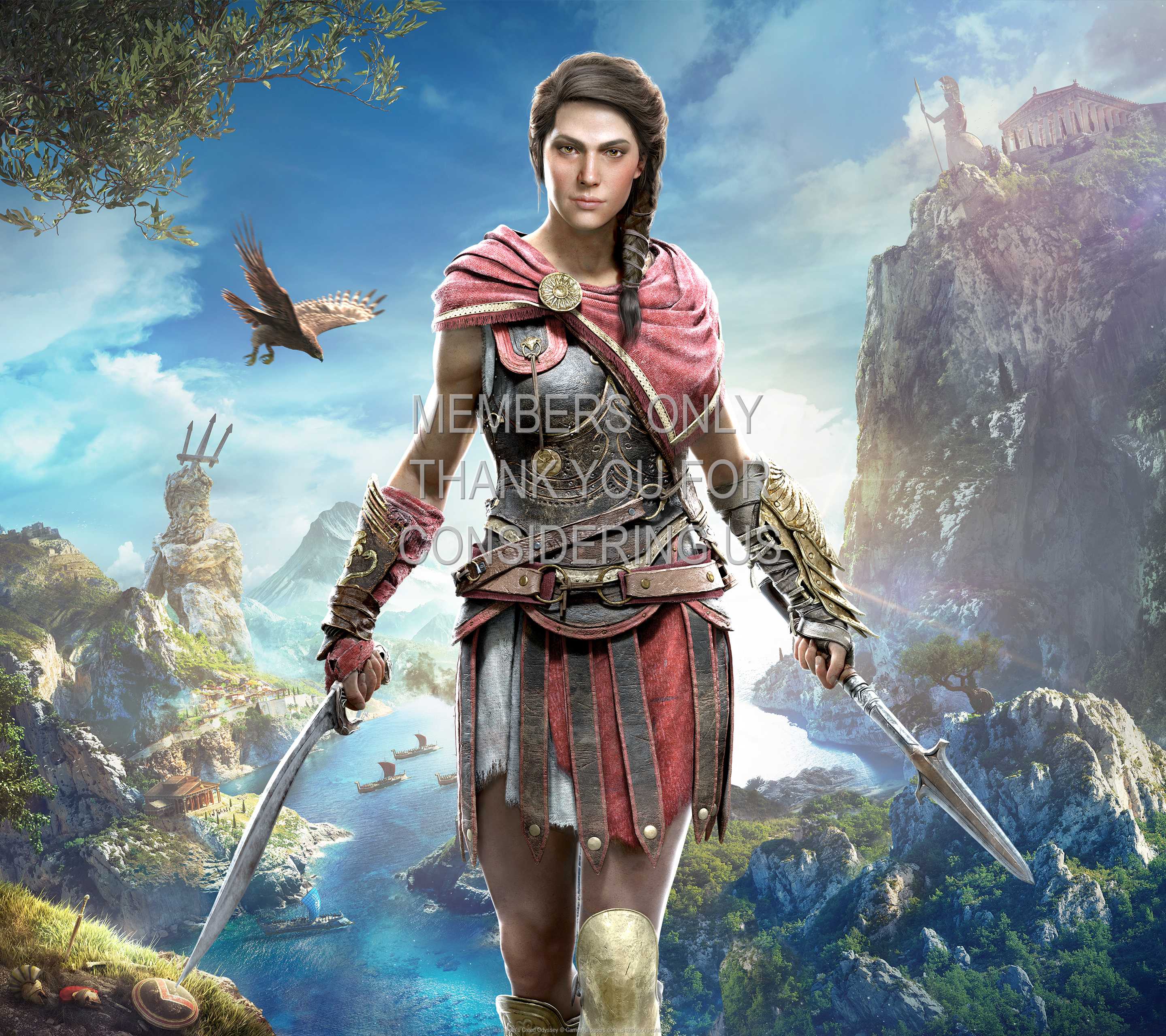 Assassin's Creed: Odyssey 1440p Horizontal Mobiele achtergrond 04
