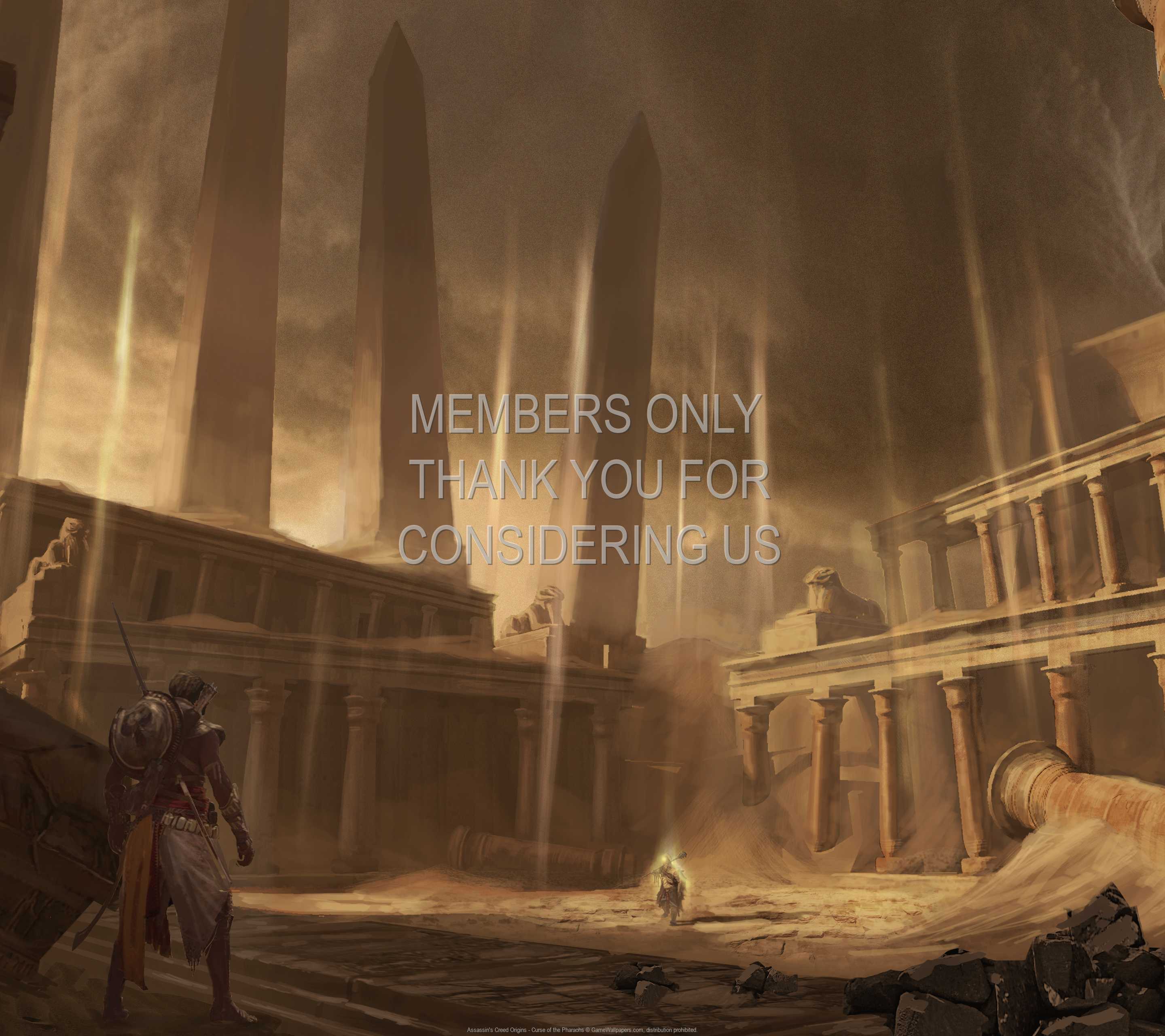 Assassin's Creed: Origins - Curse of the Pharaohs 1440p Horizontal Handy Hintergrundbild 04