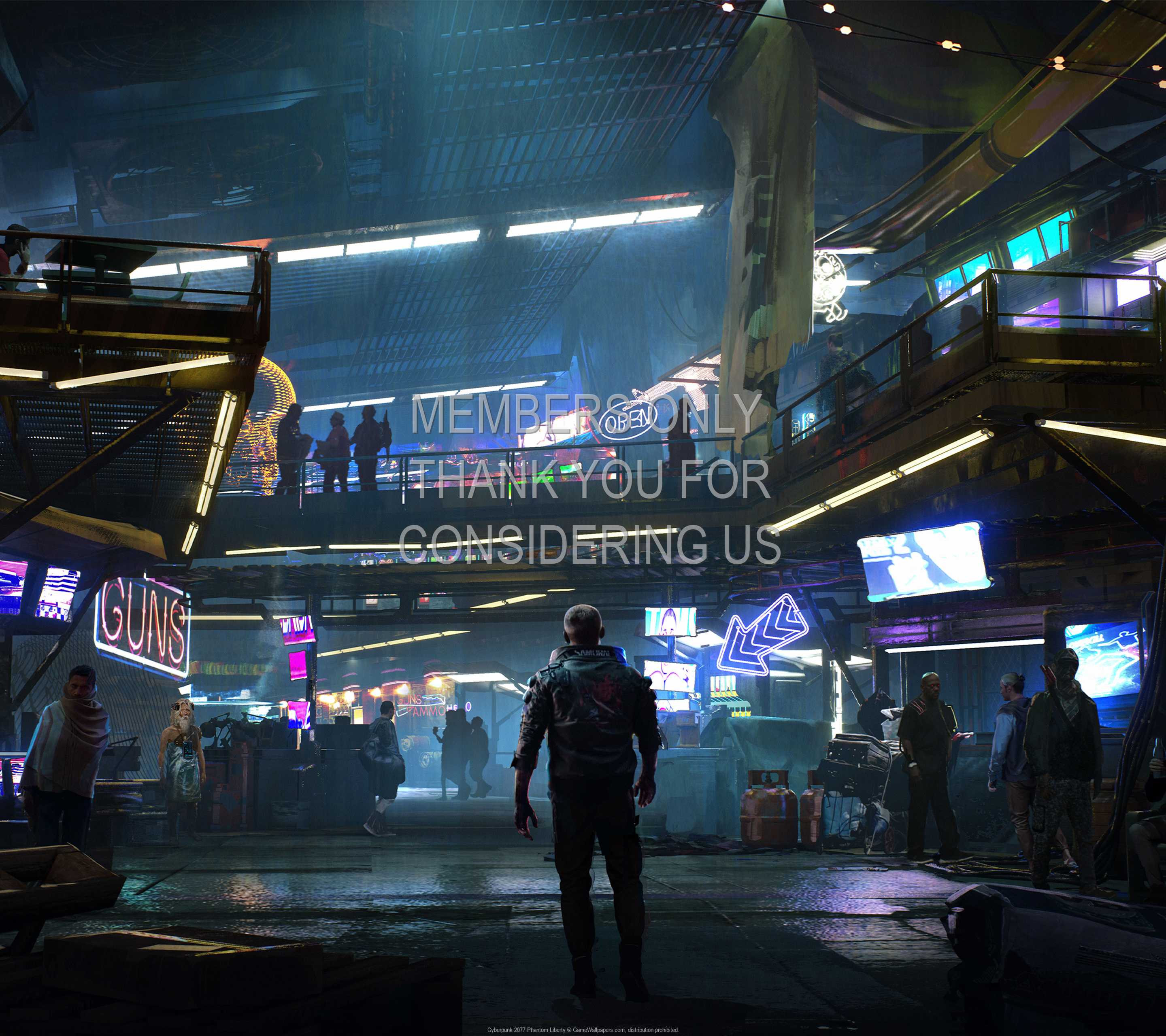 Cyberpunk 2077: Phantom Liberty 1440p Horizontal Handy Hintergrundbild 04