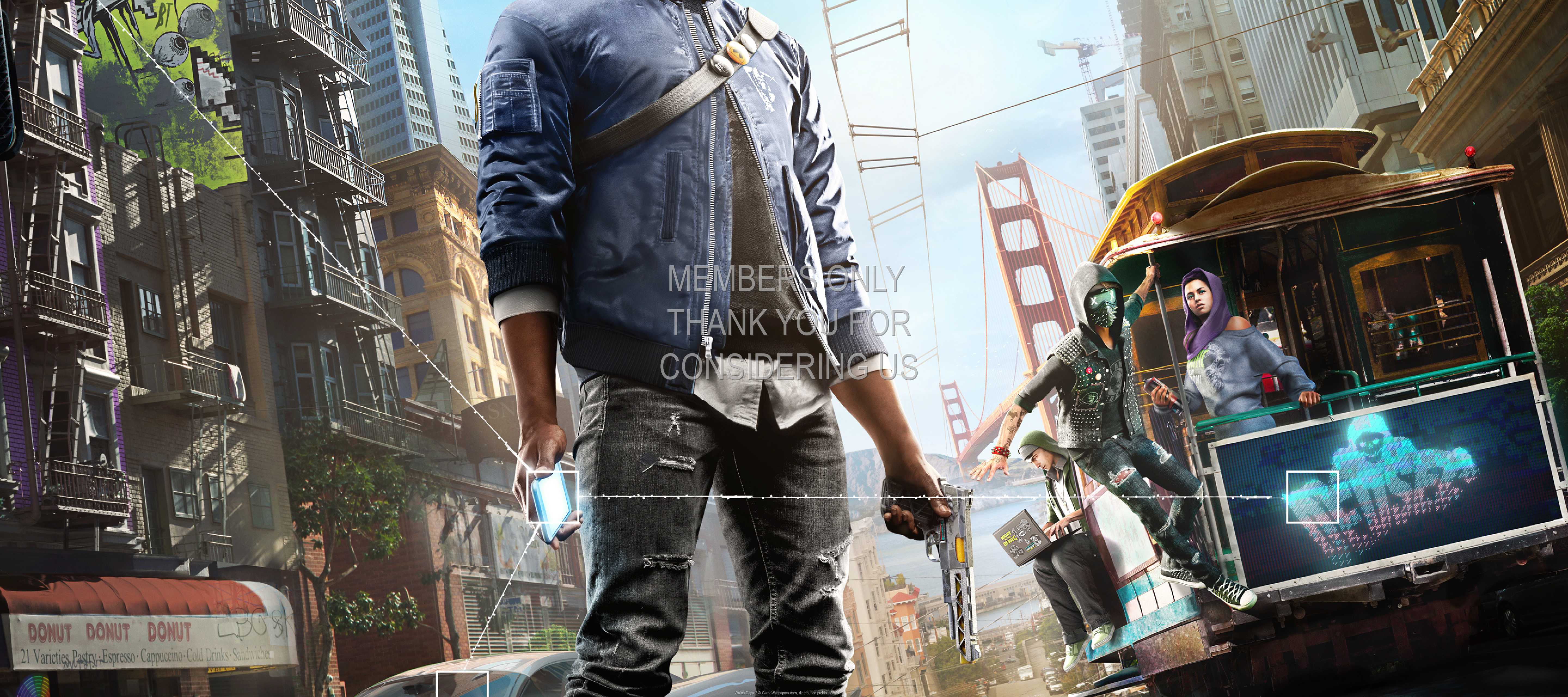 Watch Dogs 2 1440p%20Horizontal Mobiele achtergrond 04