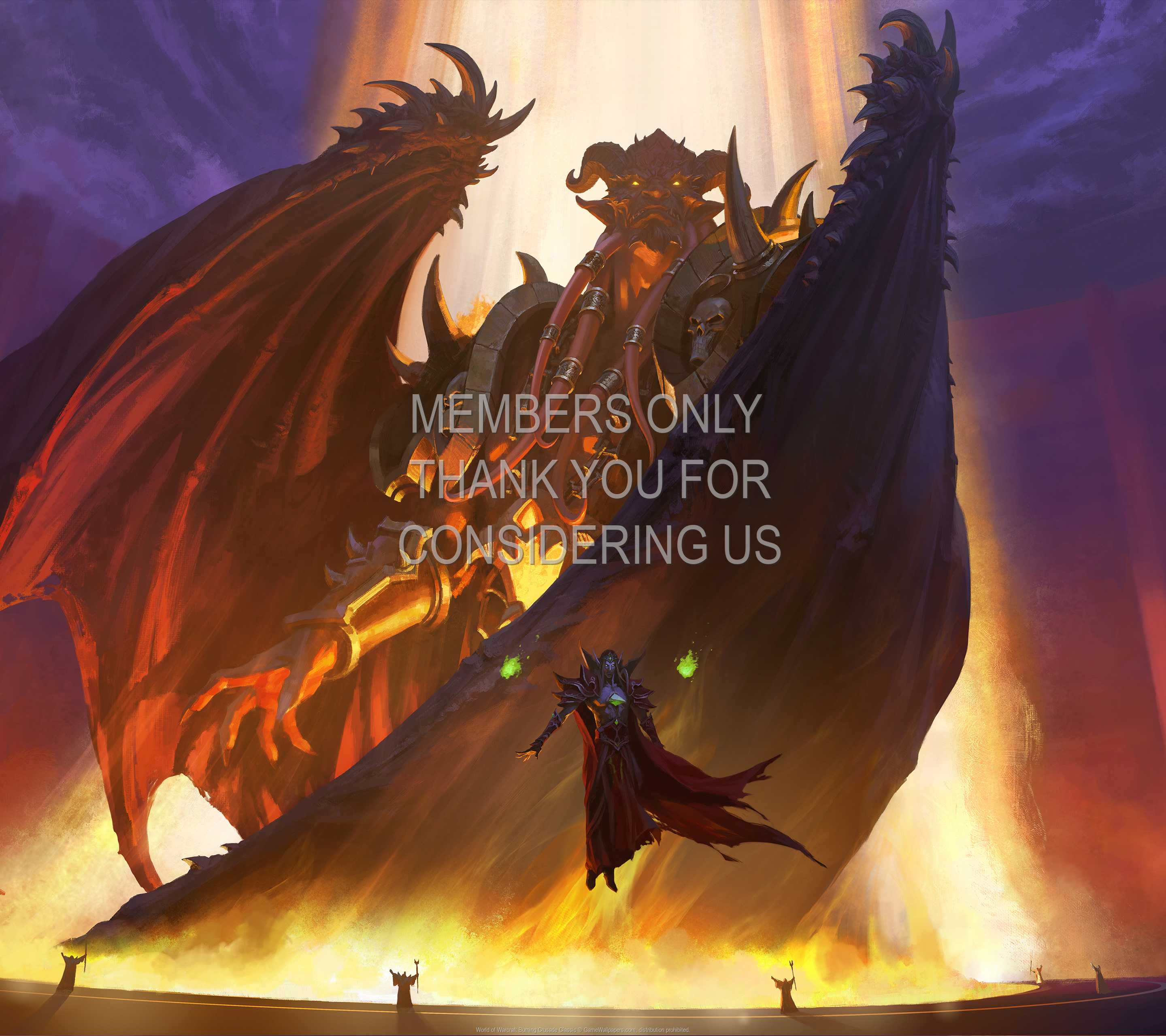 World of Warcraft: Burning Crusade Classic 1440p Horizontal Mobiele achtergrond 04