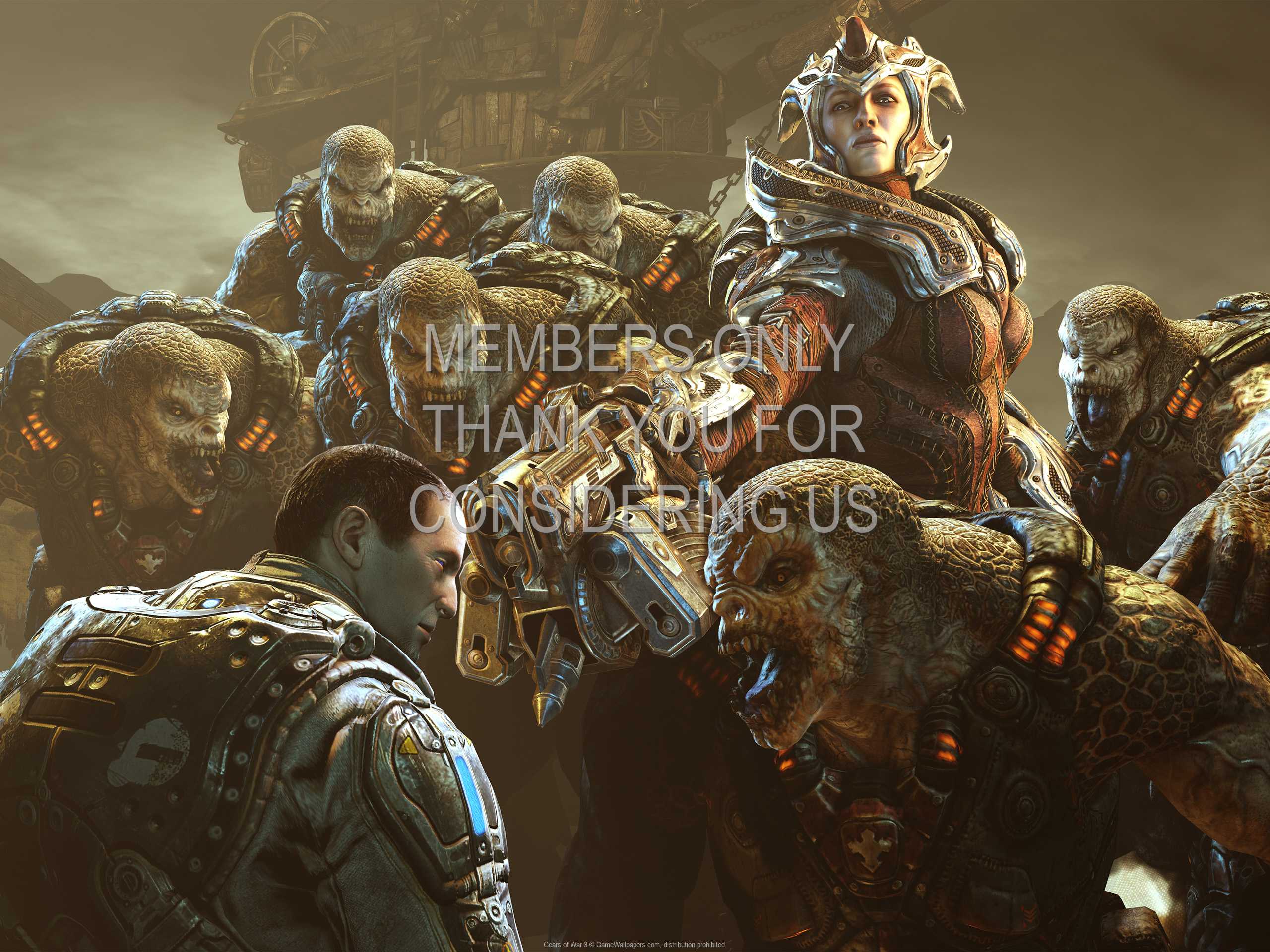 Gears of War 3 1080p Horizontal Handy Hintergrundbild 05