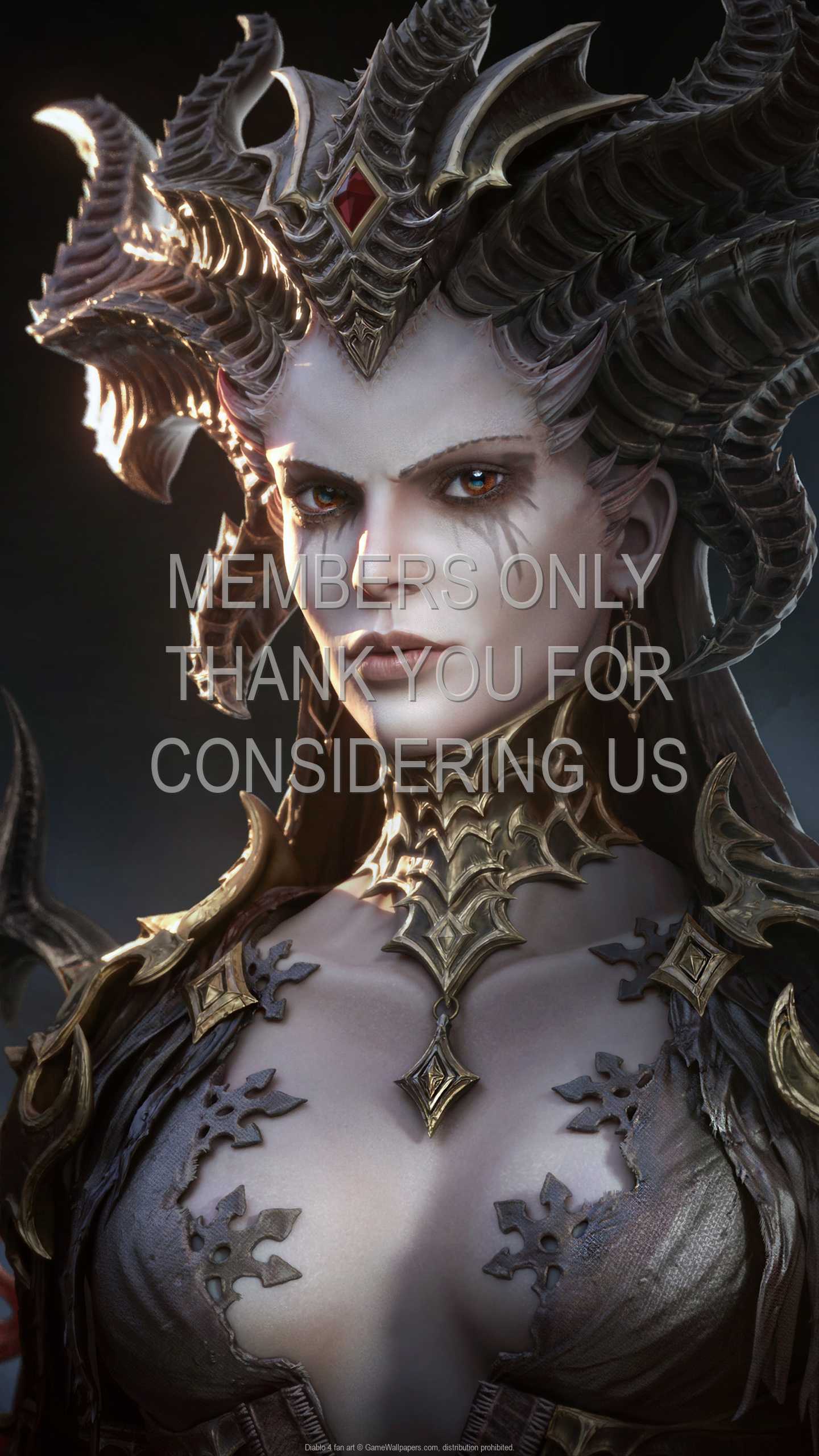 Diablo 4 fan art 1440p%20Vertical Mobile wallpaper or background 05