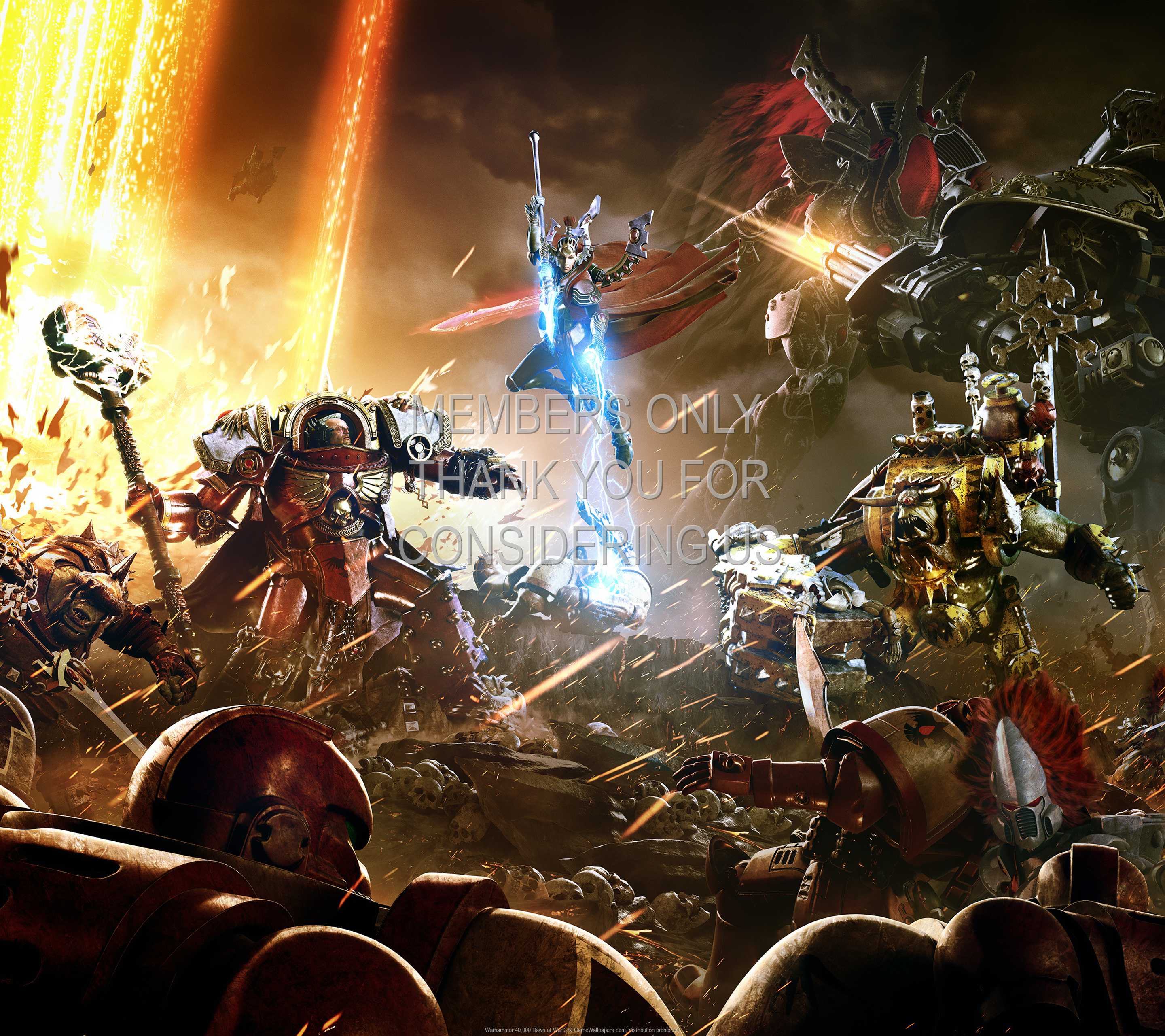 Warhammer 40,000: Dawn of War 3 1440p Horizontal Mobiele achtergrond 05