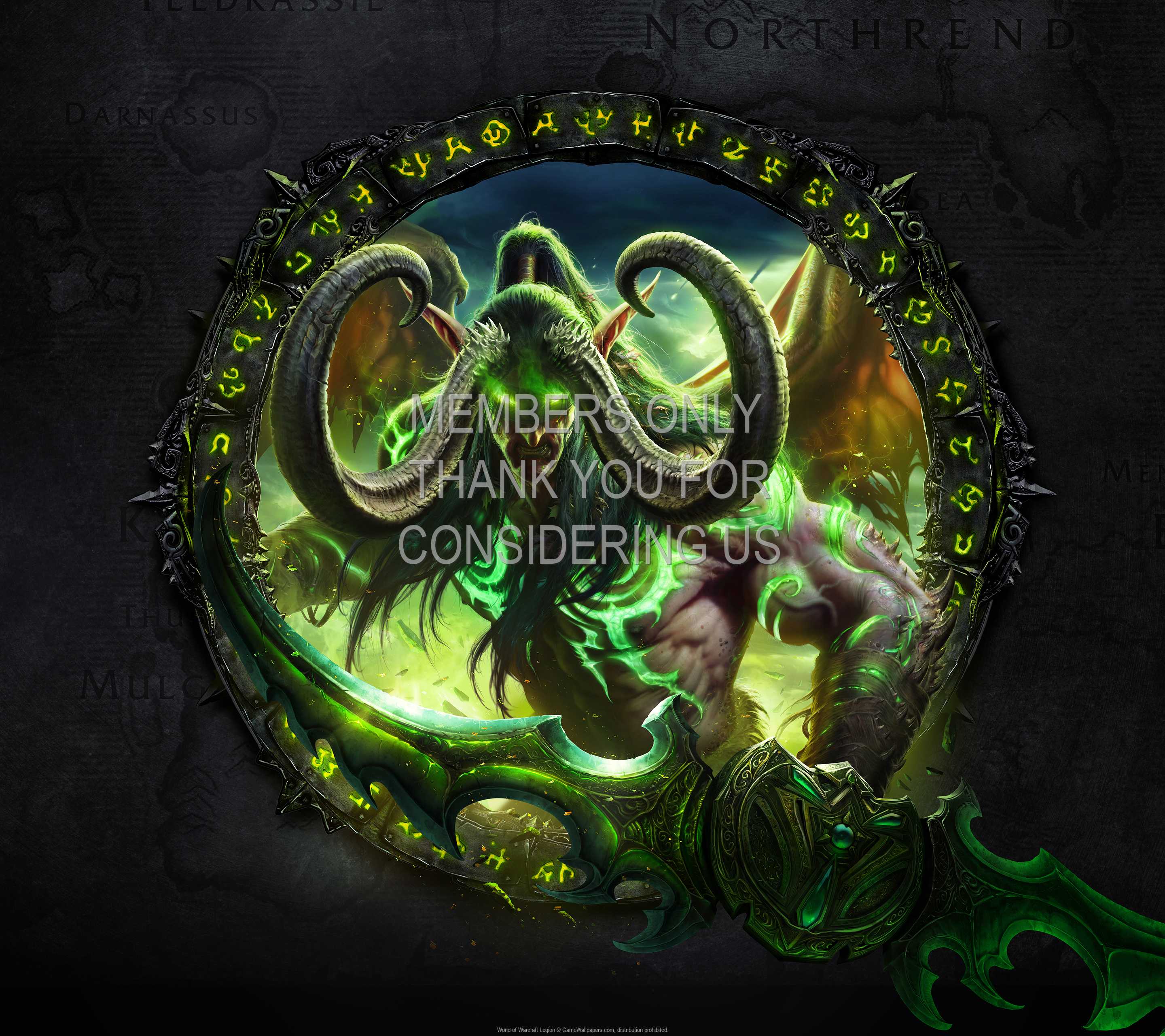 World of Warcraft: Legion 1440p Horizontal Mobile fond d'cran 05