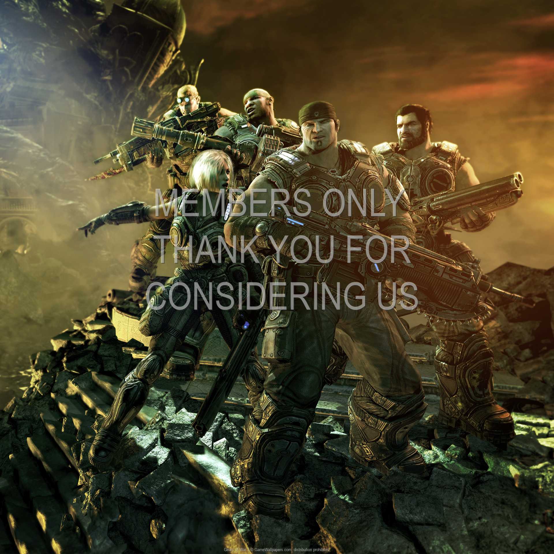 Gears of War 3 1080p Horizontal Mobiele achtergrond 06