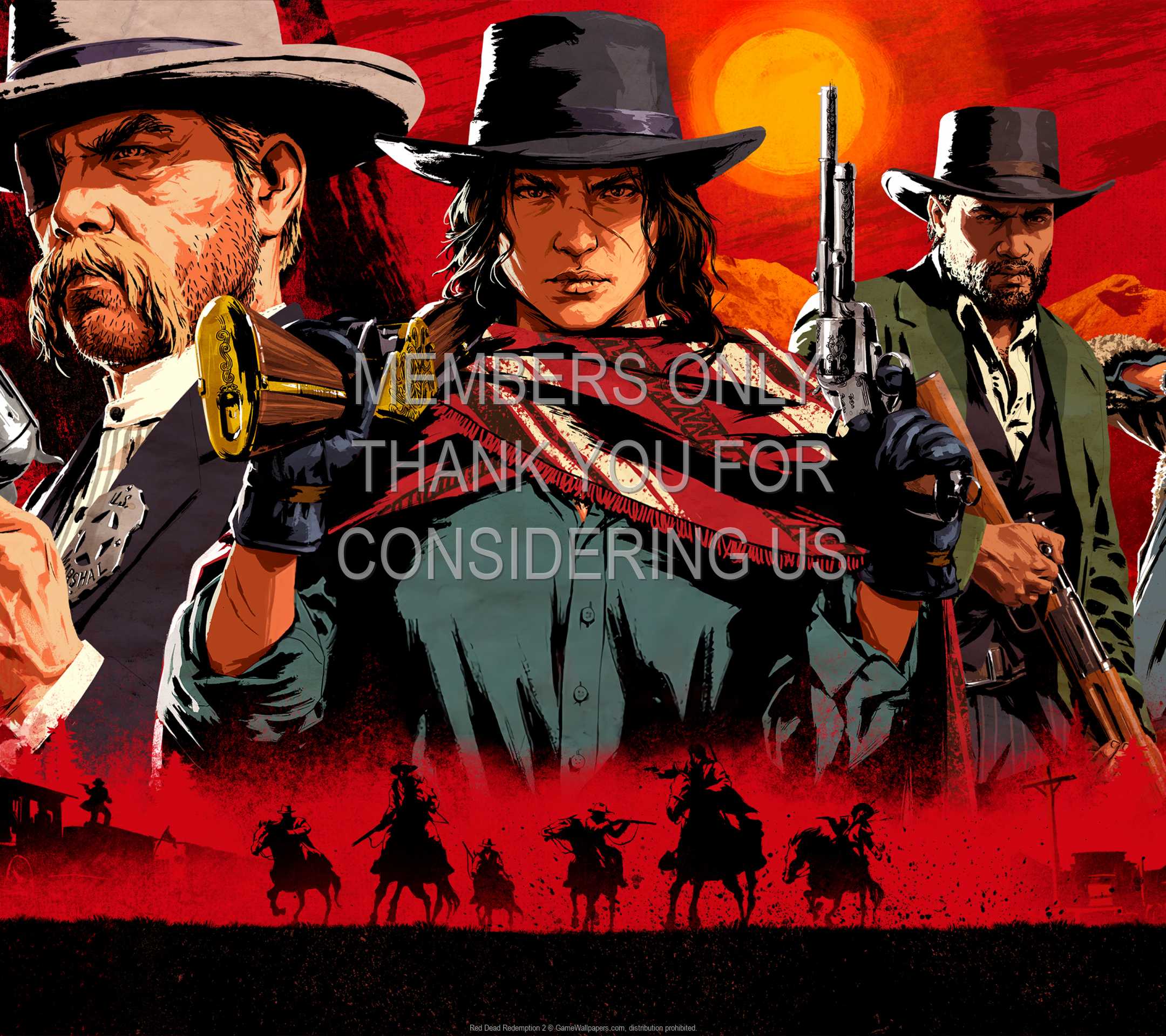 Red Dead Redemption 2 1080p Horizontal Mobile fond d'cran 06