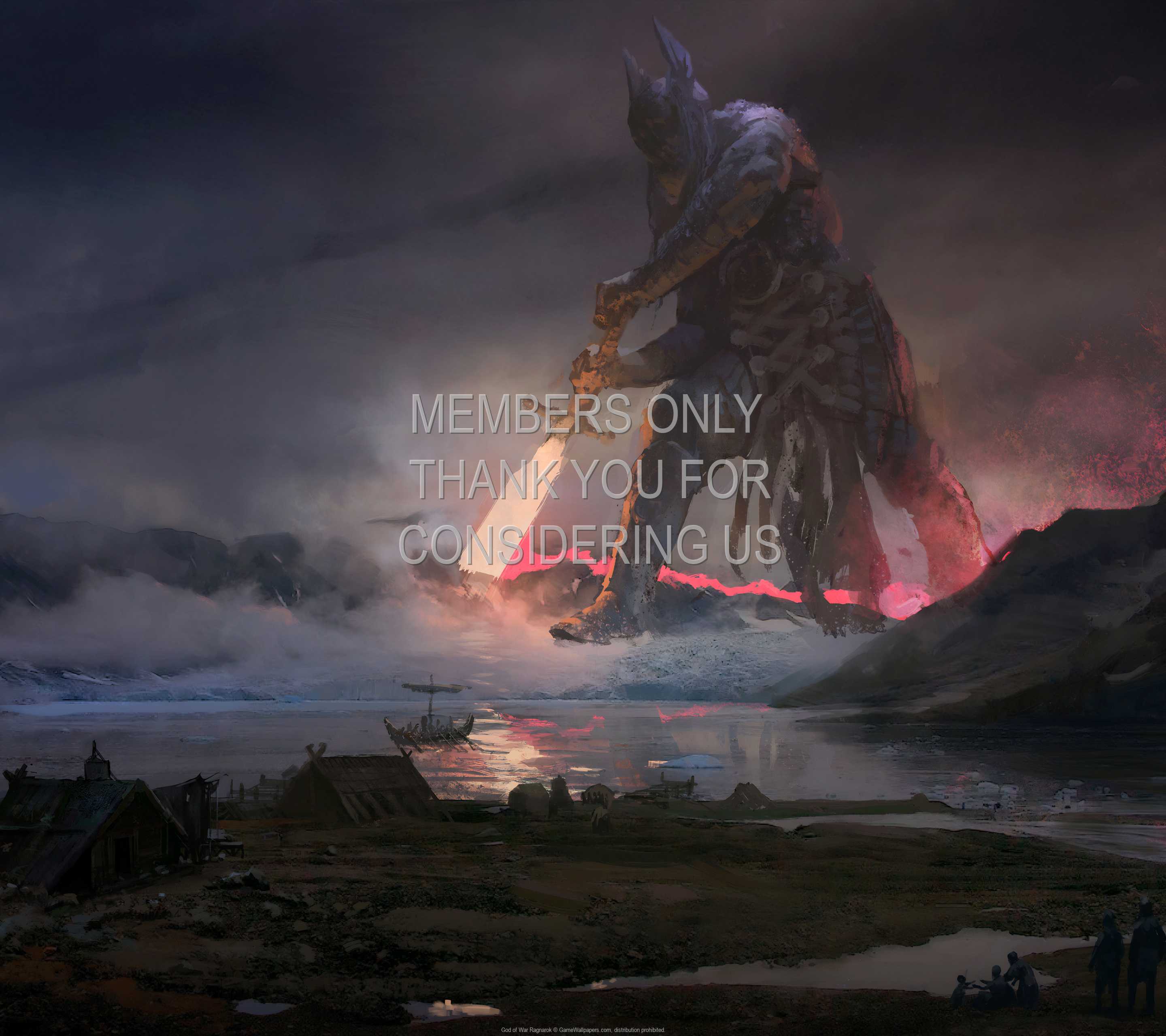 God of War: Ragnarok 1440p Horizontal Mobiele achtergrond 06