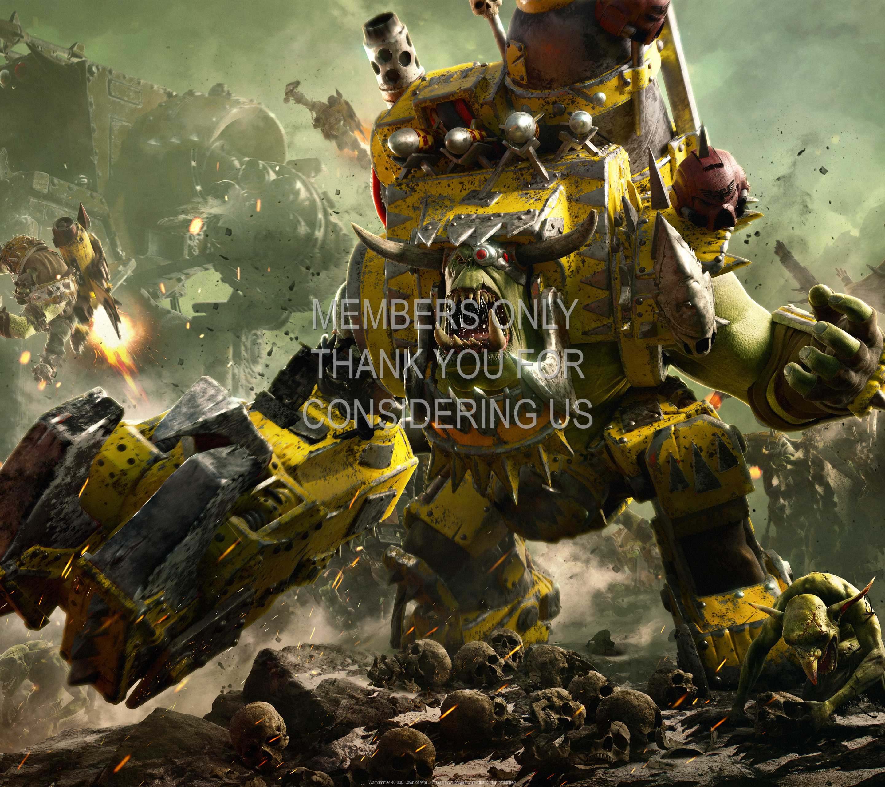 Warhammer 40,000: Dawn of War 3 1440p Horizontal Mobiele achtergrond 06