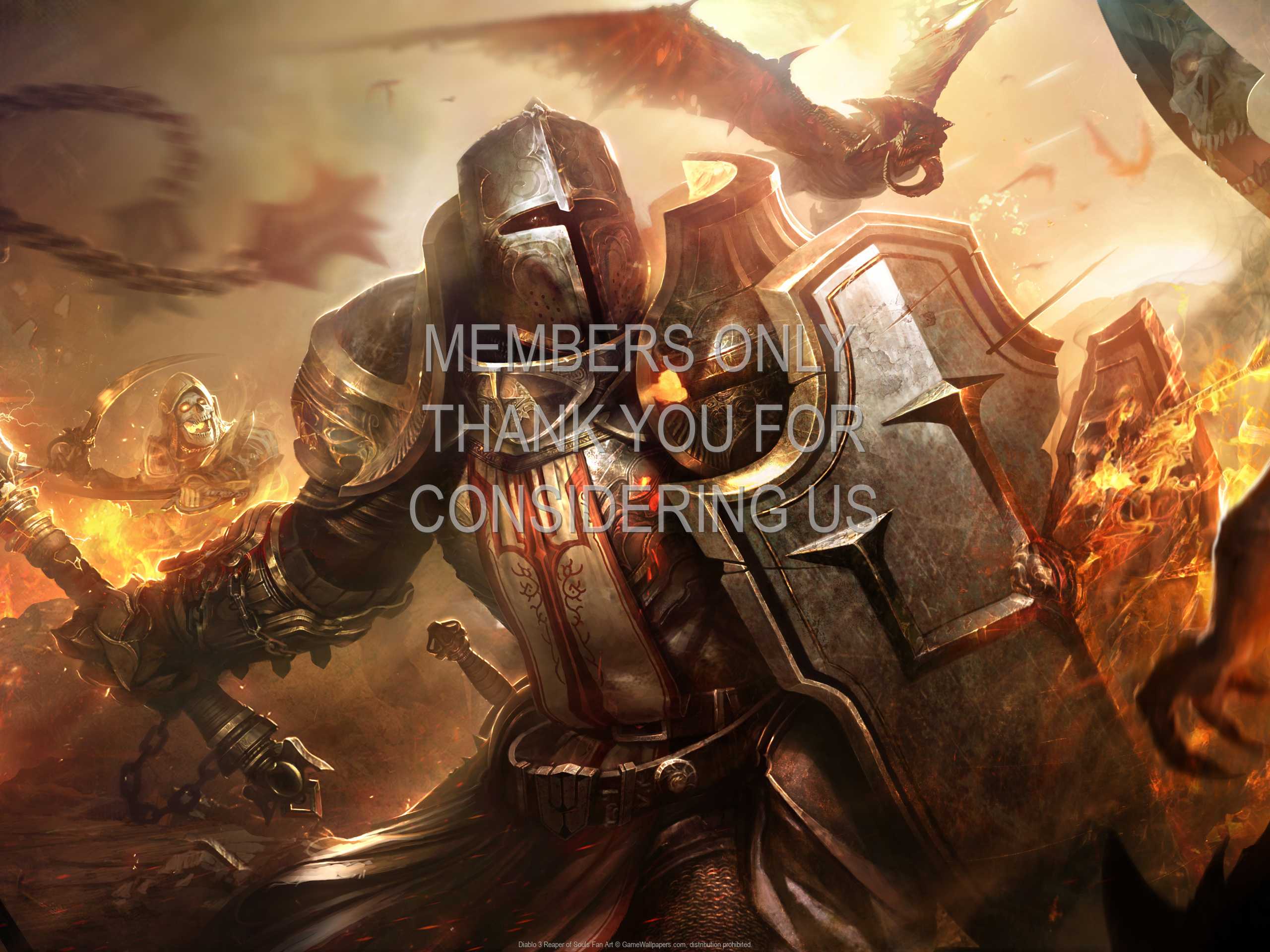 Diablo 3: Reaper of Souls Fan Art 1080p Horizontal Mobile wallpaper or background 07