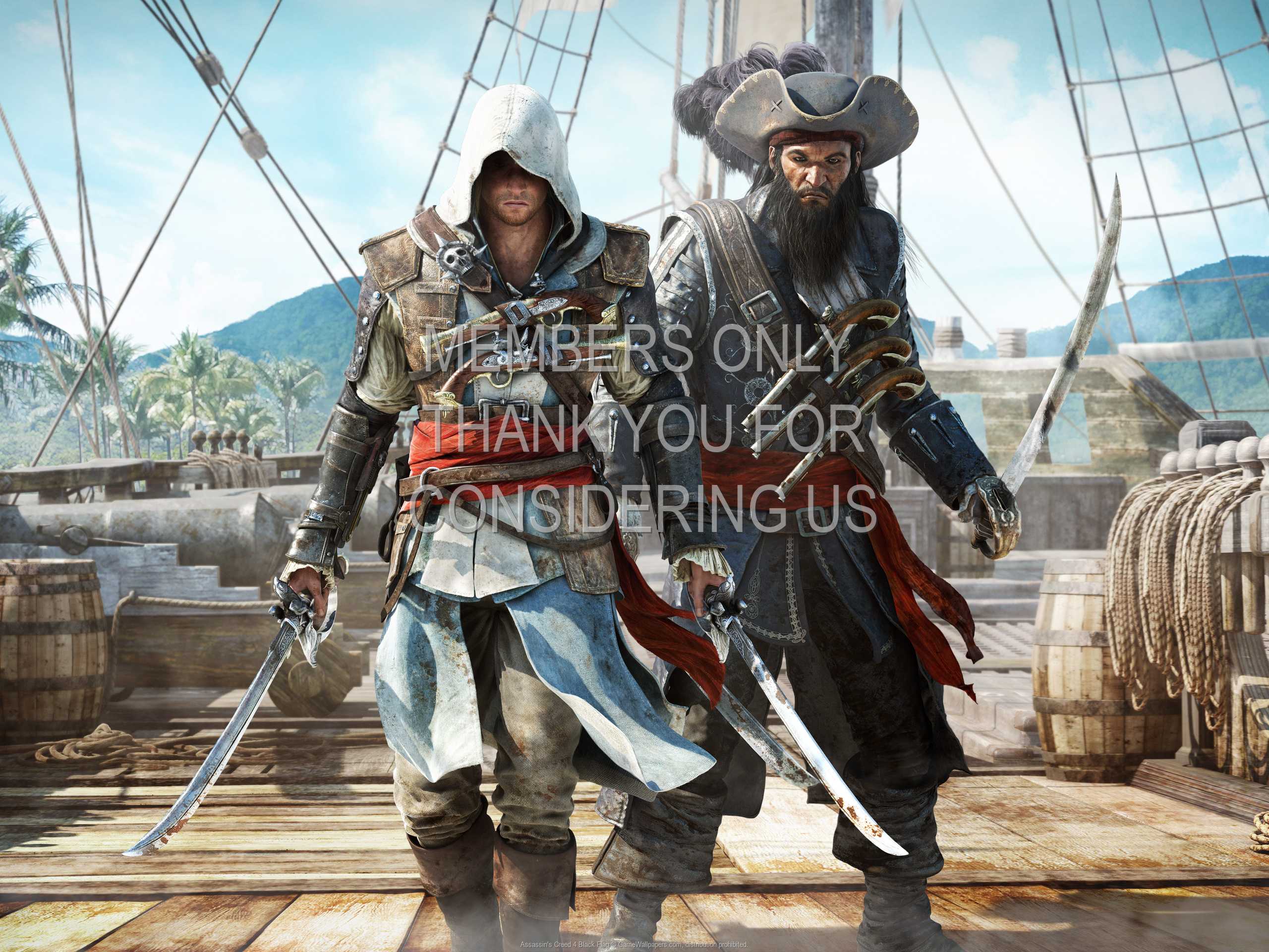 Assassin's Creed 4: Black Flag 1080p Horizontal Mobile fond d'cran 08
