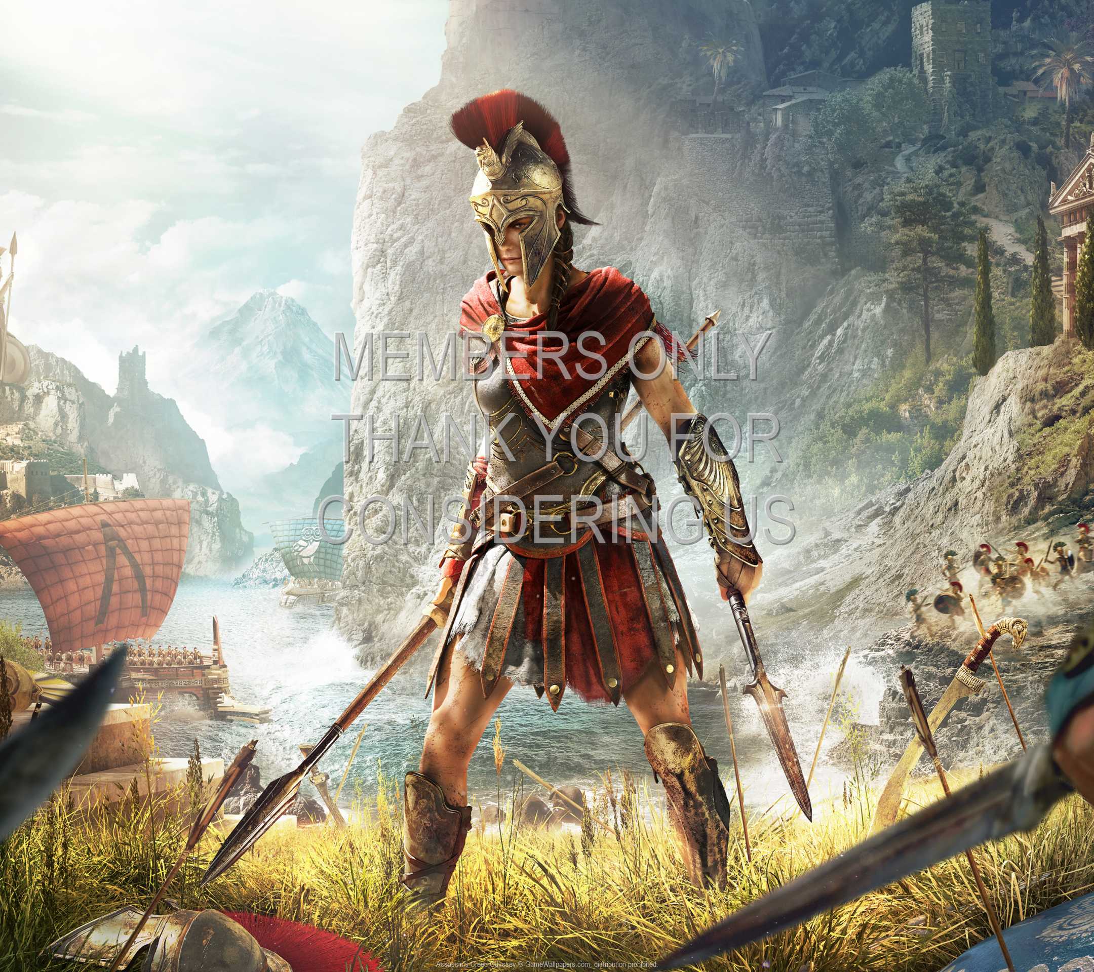 Assassin's Creed: Odyssey 1080p Horizontal Mobiele achtergrond 08
