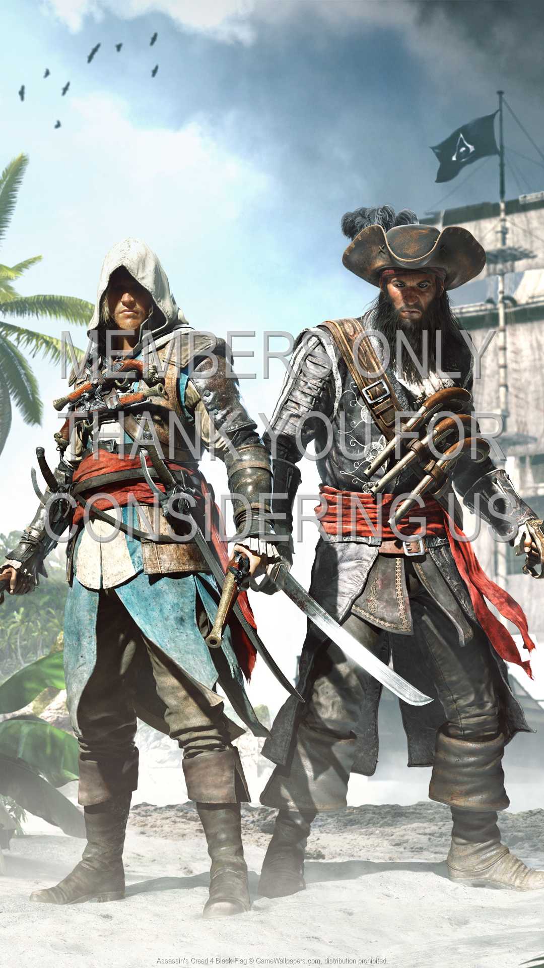 Assassin's Creed 4: Black Flag 1080p Vertical Mvil fondo de escritorio 09