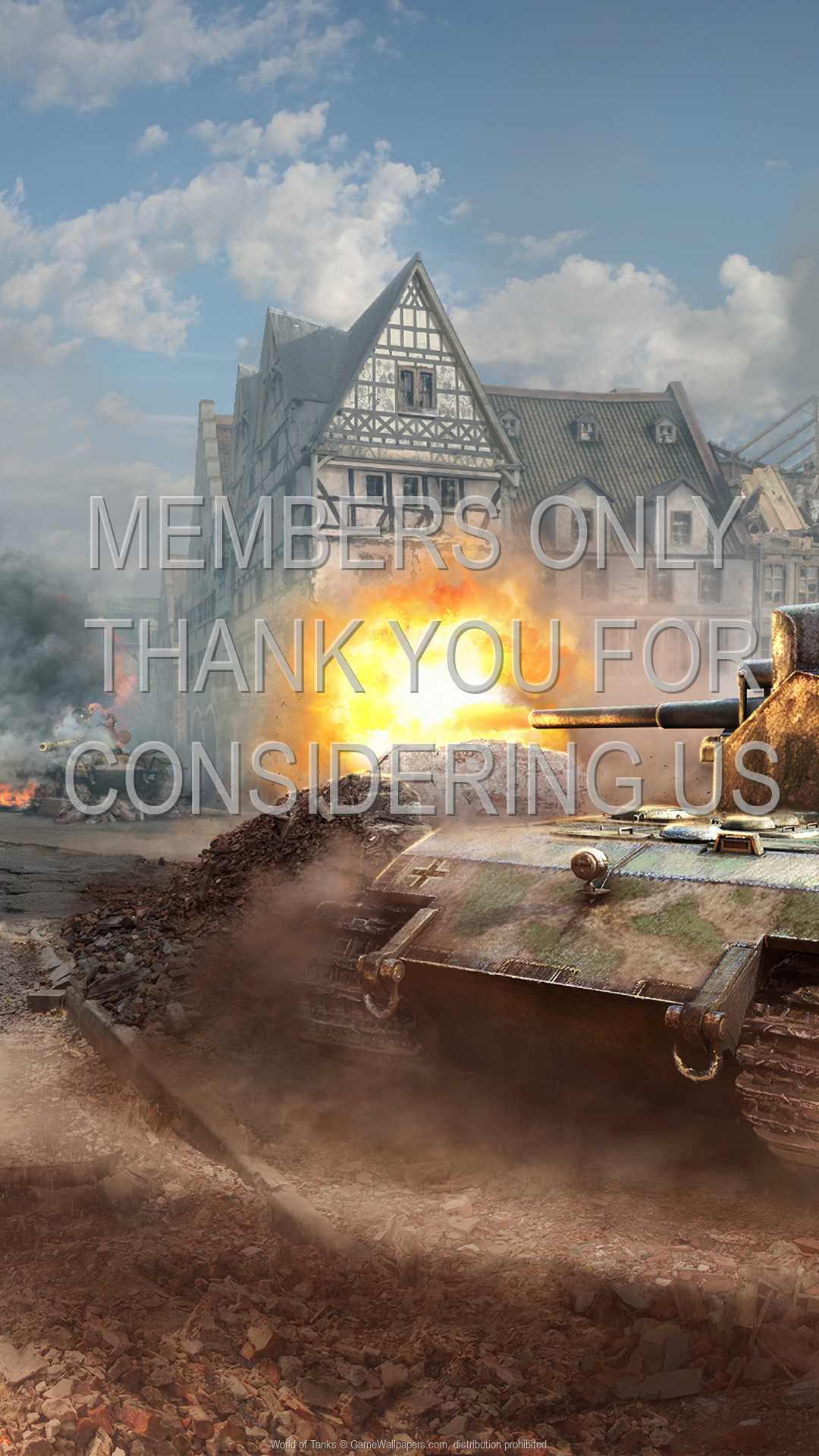 World of Tanks 1080p Vertical Mobiele achtergrond 09