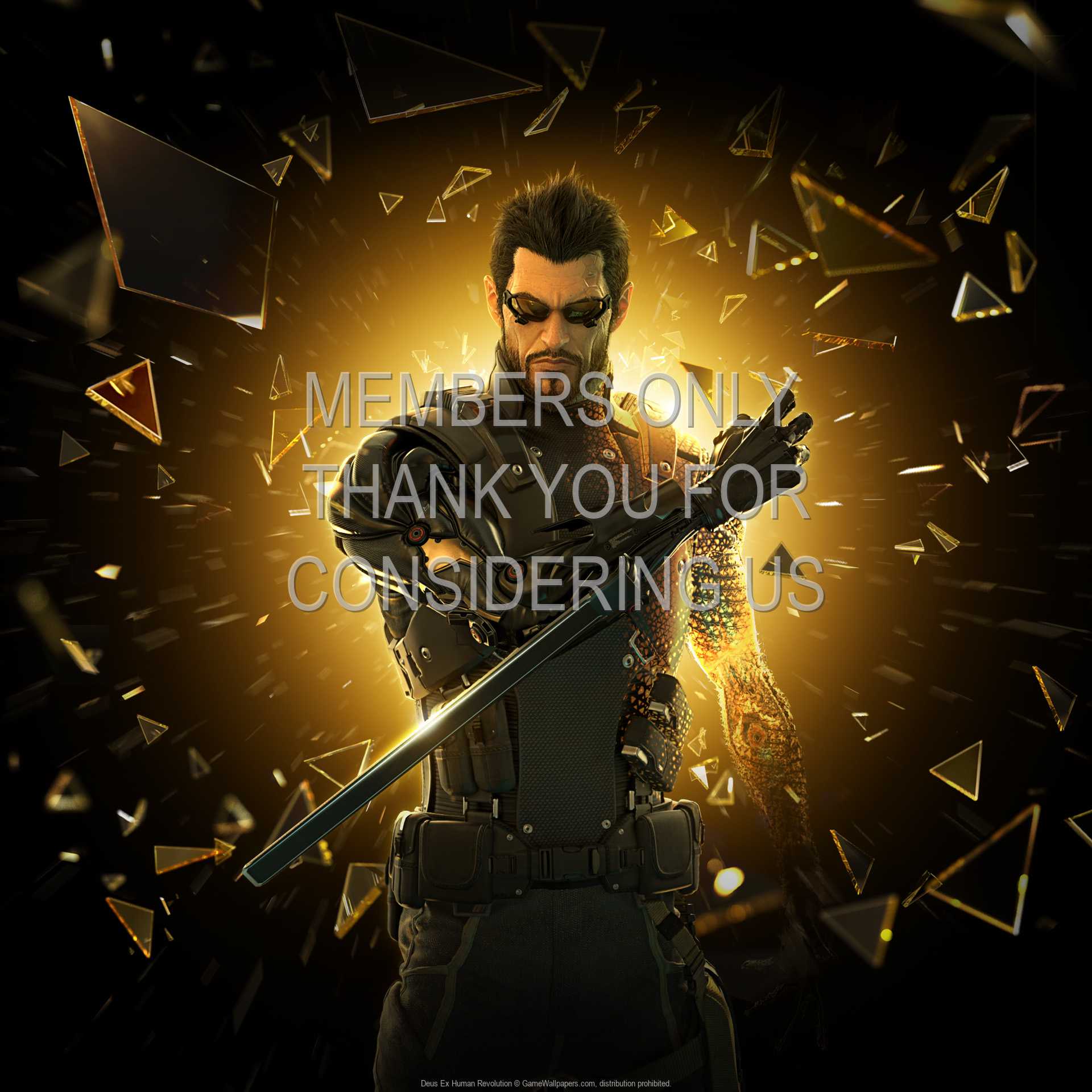 Deus Ex: Human Revolution 1080p Horizontal Mobiele achtergrond 10