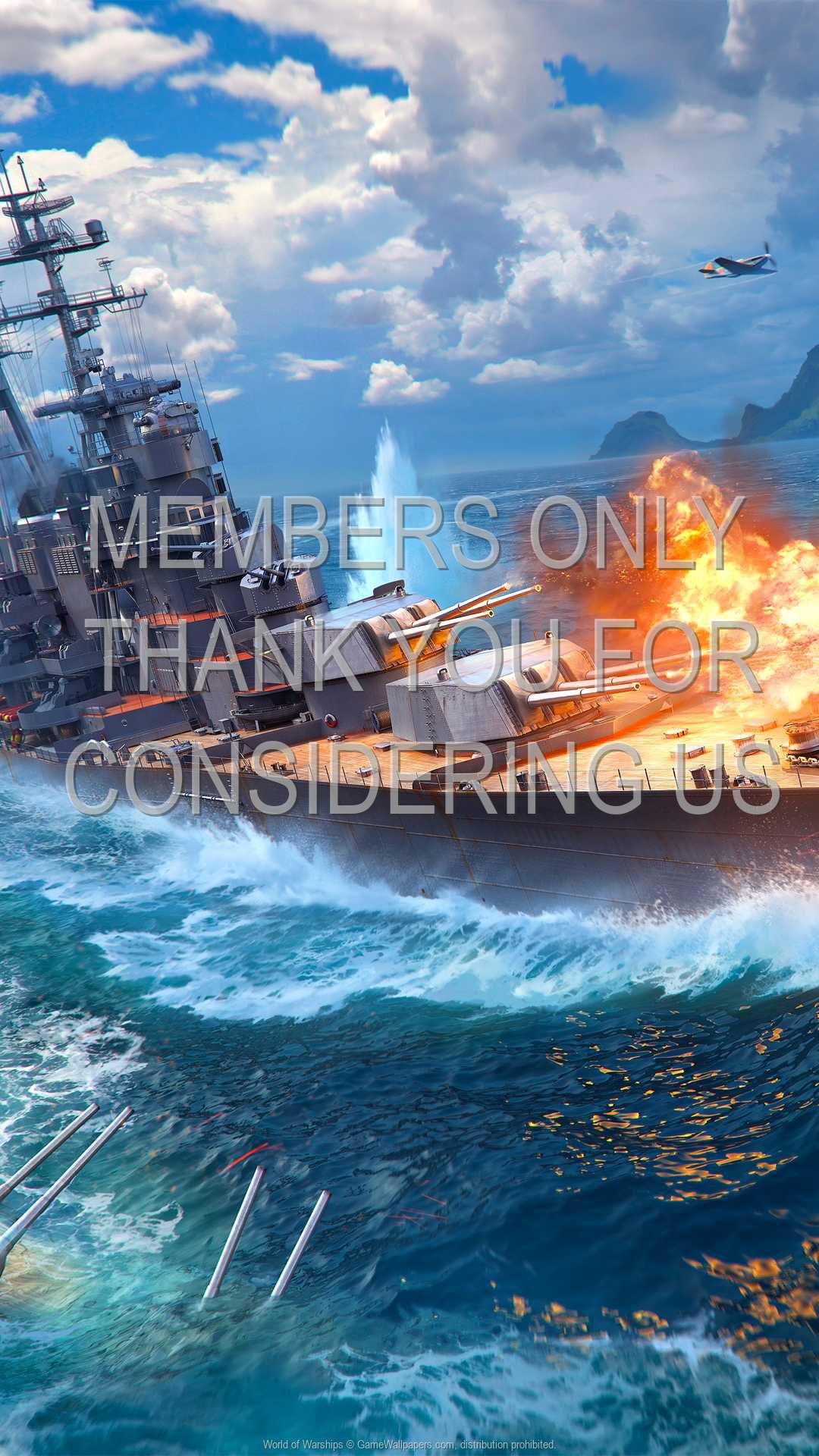 World of Warships 1080p%20Vertical Mobiele achtergrond 10