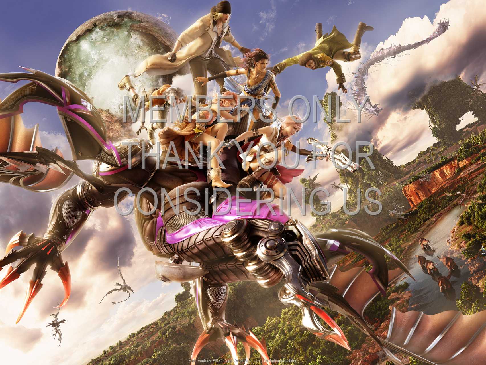 Final Fantasy XIII 720p Horizontal Handy Hintergrundbild 10