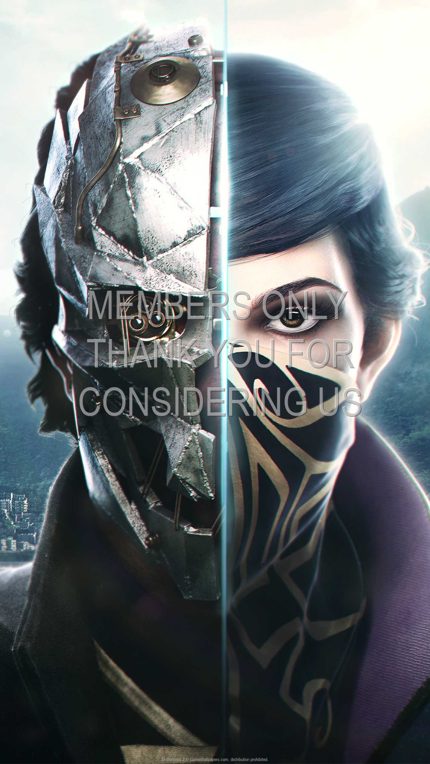 Dishonored 2 1440p Vertical Mobiele achtergrond 11