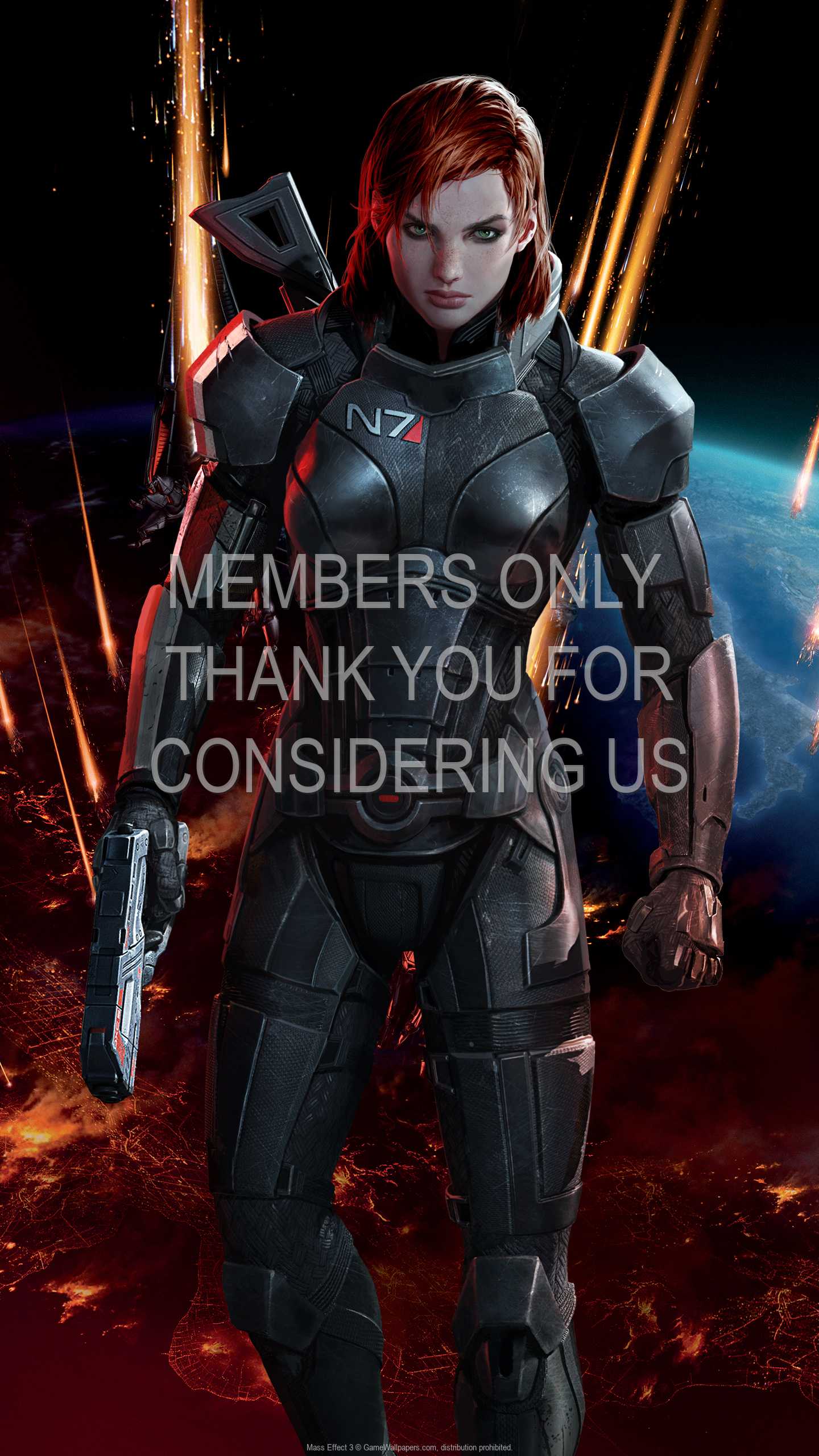 Mass Effect 3 1440p Vertical Mobiele achtergrond 11