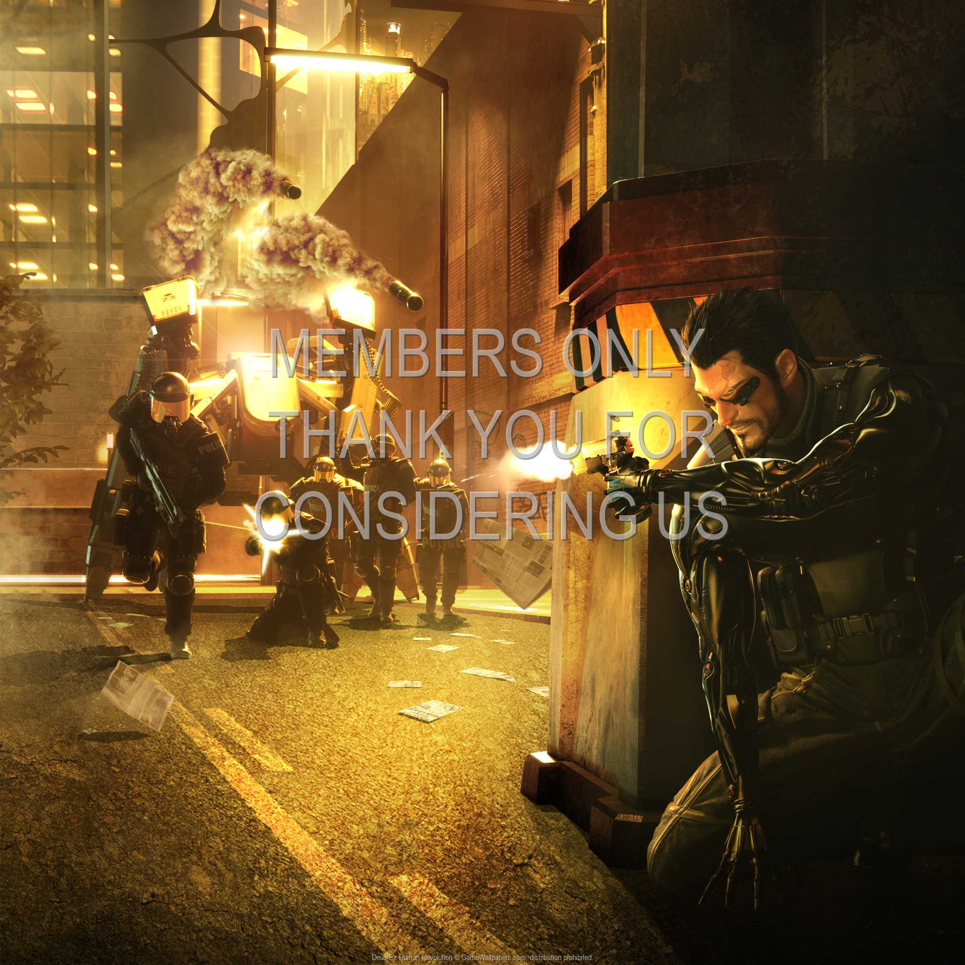 Deus Ex: Human Revolution 1080p Horizontal Handy Hintergrundbild 12