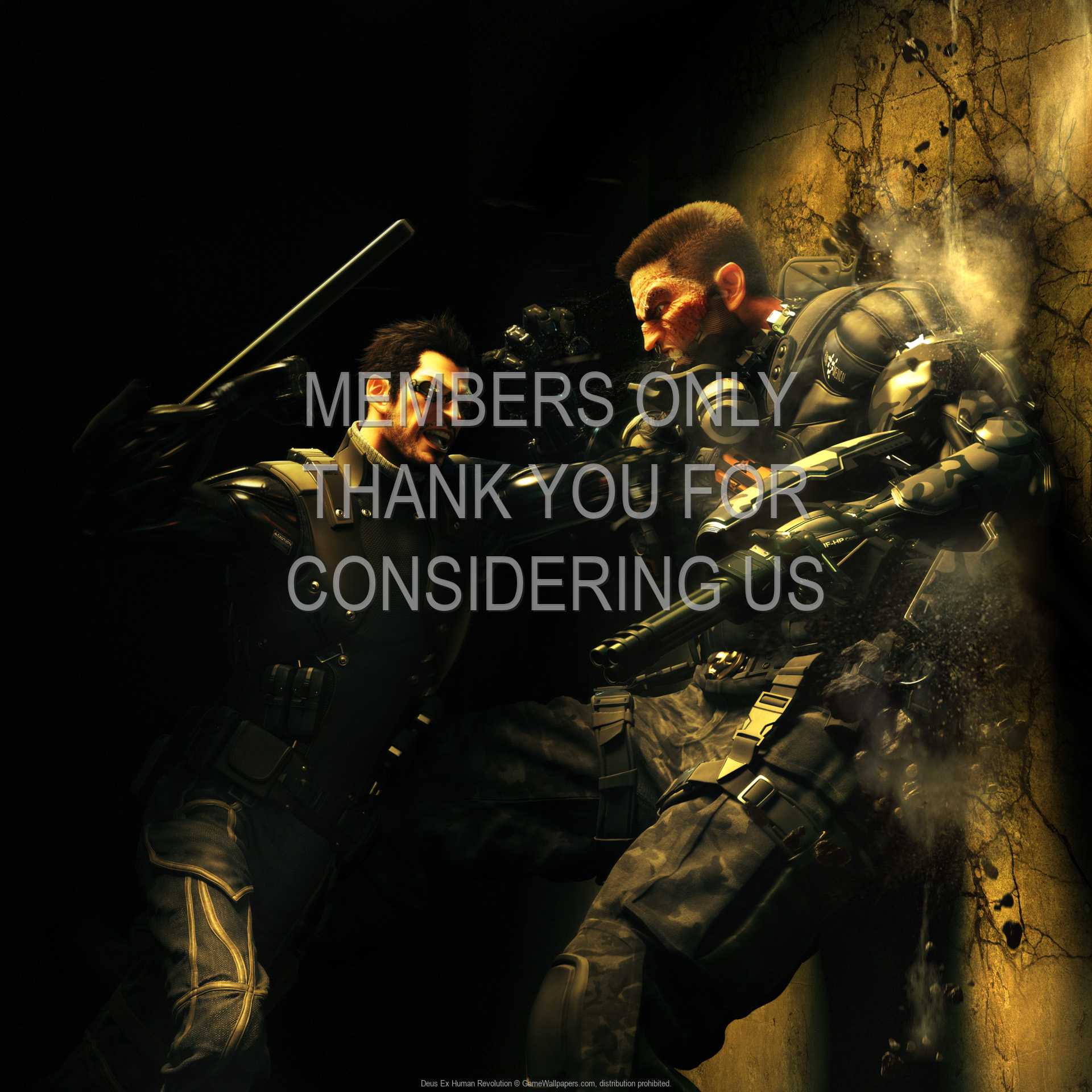 Deus Ex: Human Revolution 1080p Horizontal Mobiele achtergrond 13