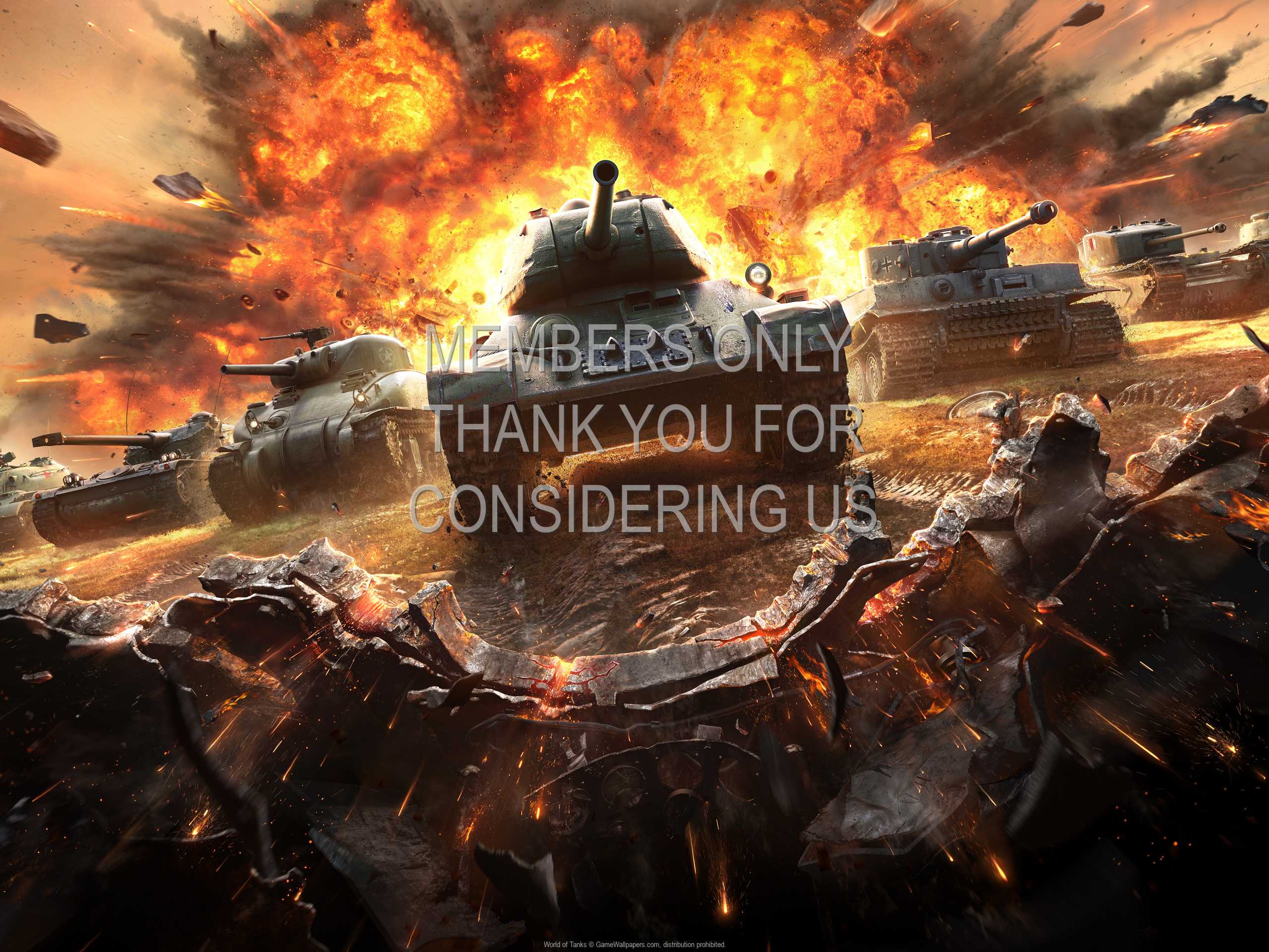 World of Tanks 1080p Horizontal Mobiele achtergrond 13