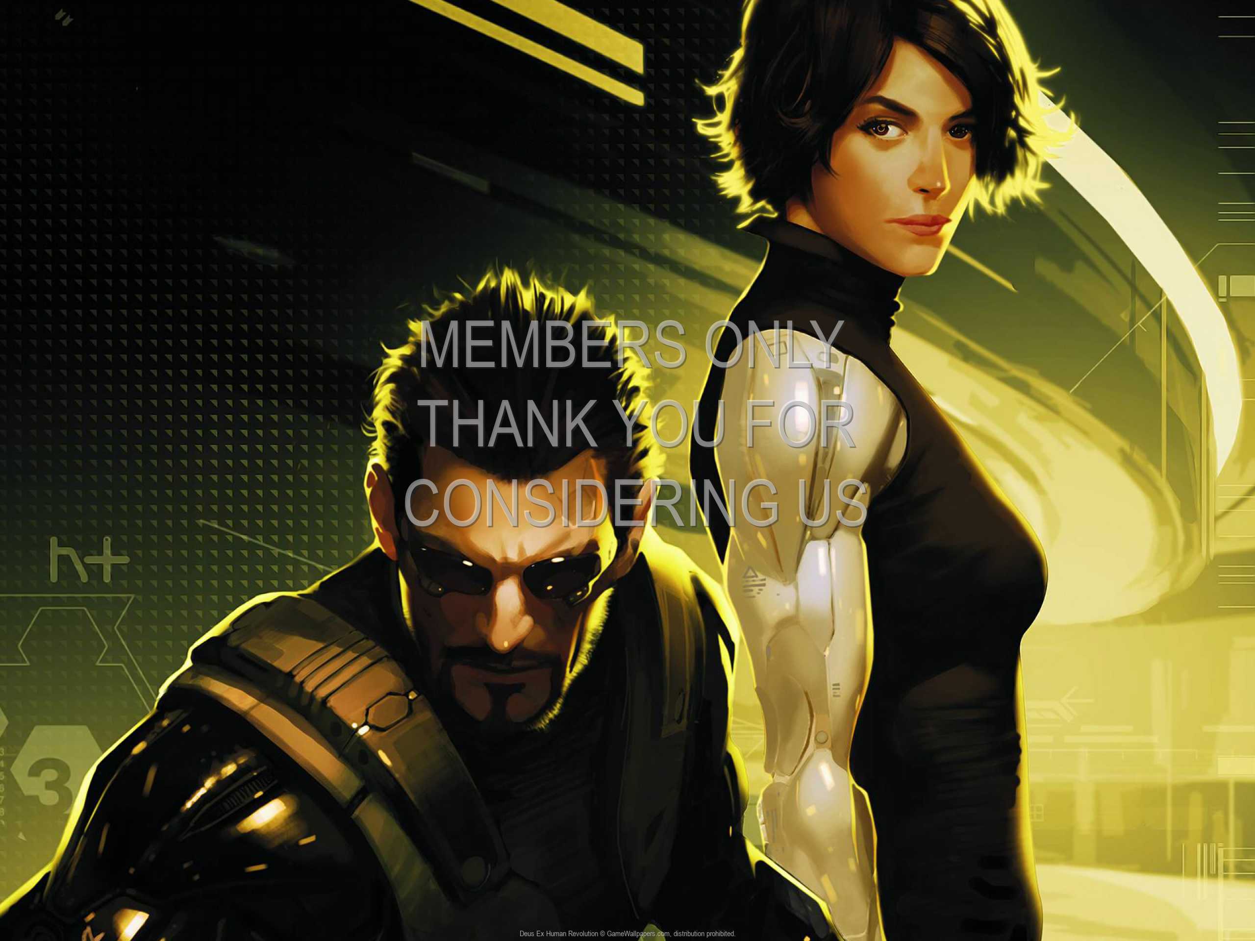 Deus Ex: Human Revolution 1080p Horizontal Mobiele achtergrond 14
