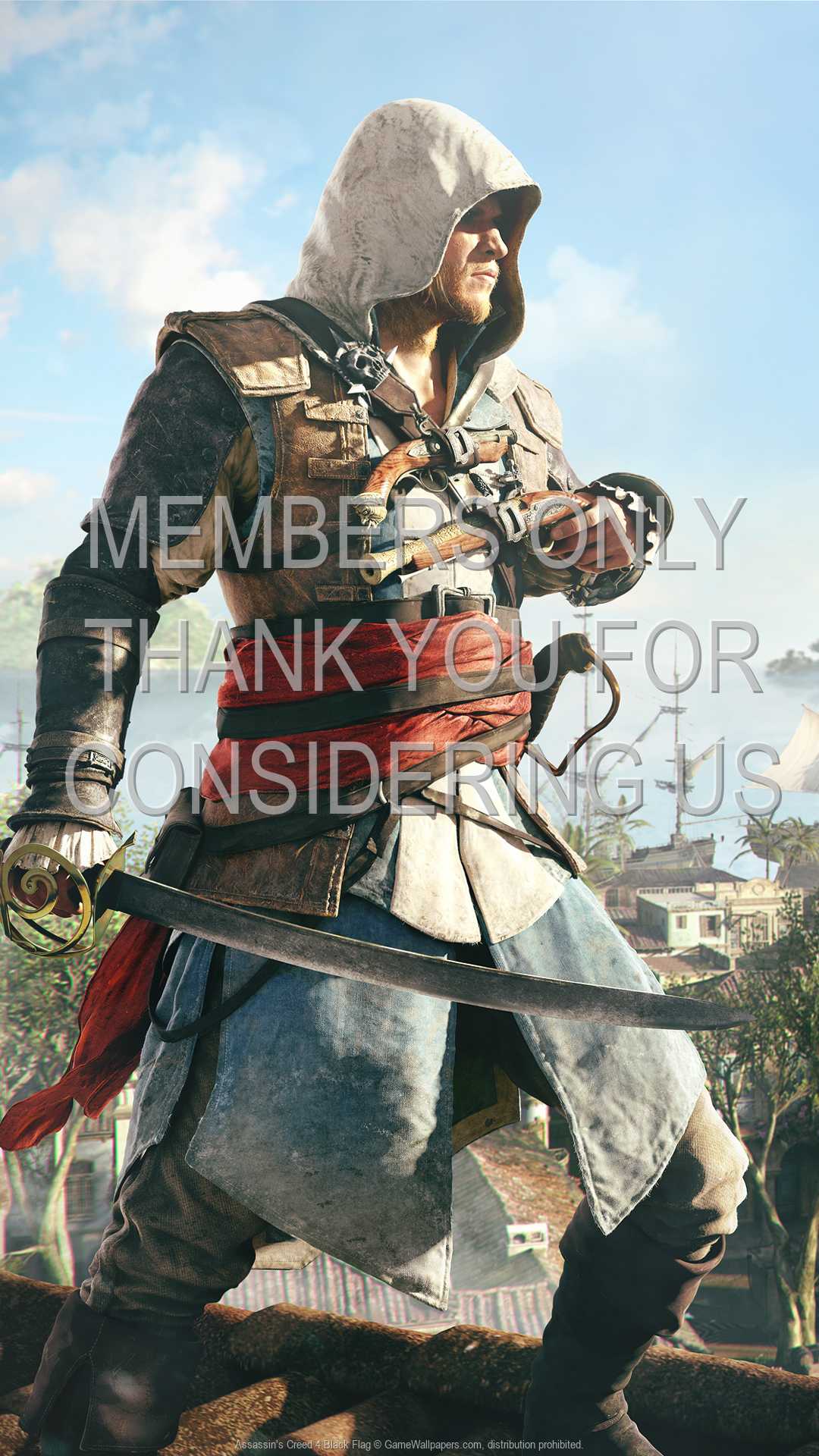 Assassin's Creed 4: Black Flag 1080p Vertical Mobile fond d'cran 14