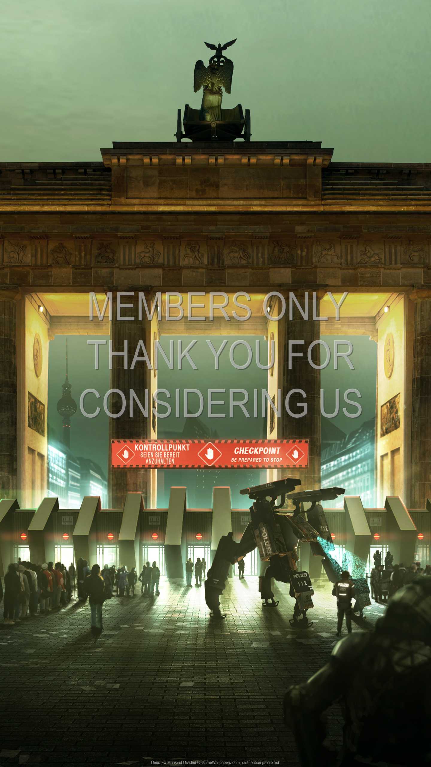 Deus Ex: Mankind Divided 1440p Vertical Handy Hintergrundbild 14