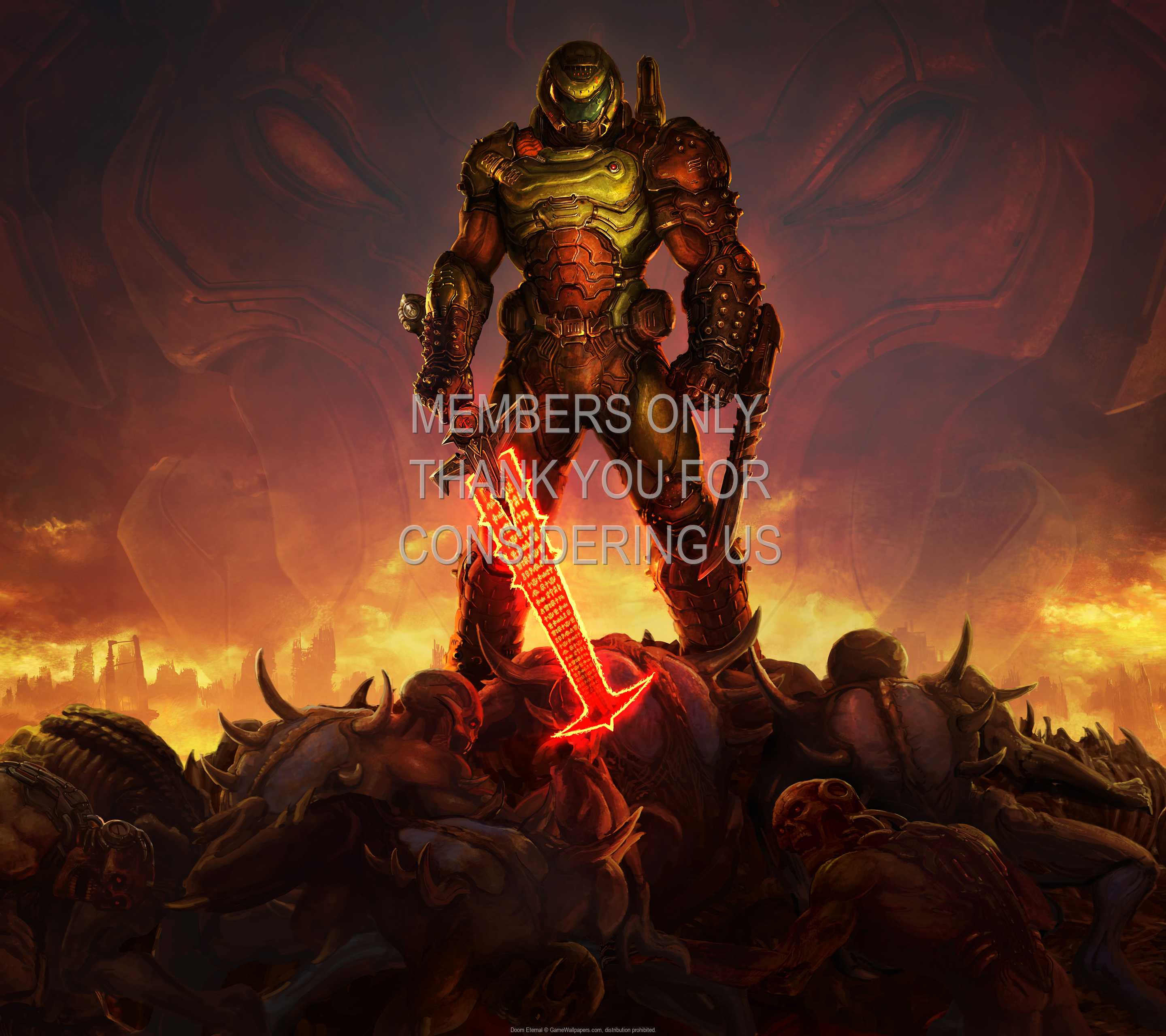 Doom Eternal 1440p Horizontal Mobiele achtergrond 14