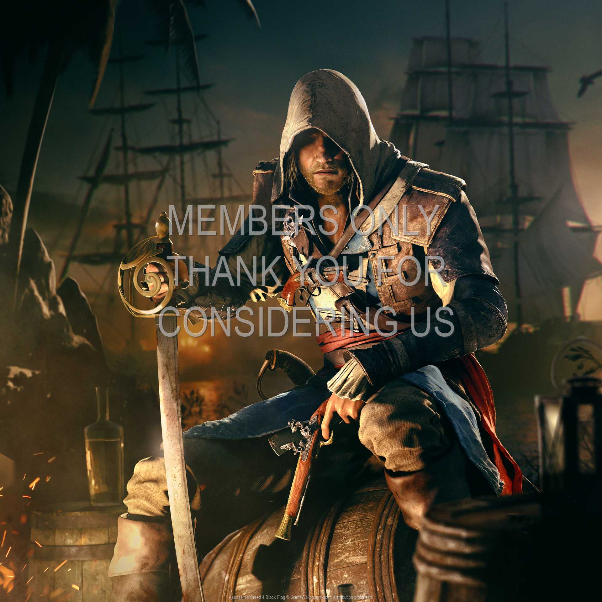 Assassin's Creed 4: Black Flag 1080p Horizontal Handy Hintergrundbild 15