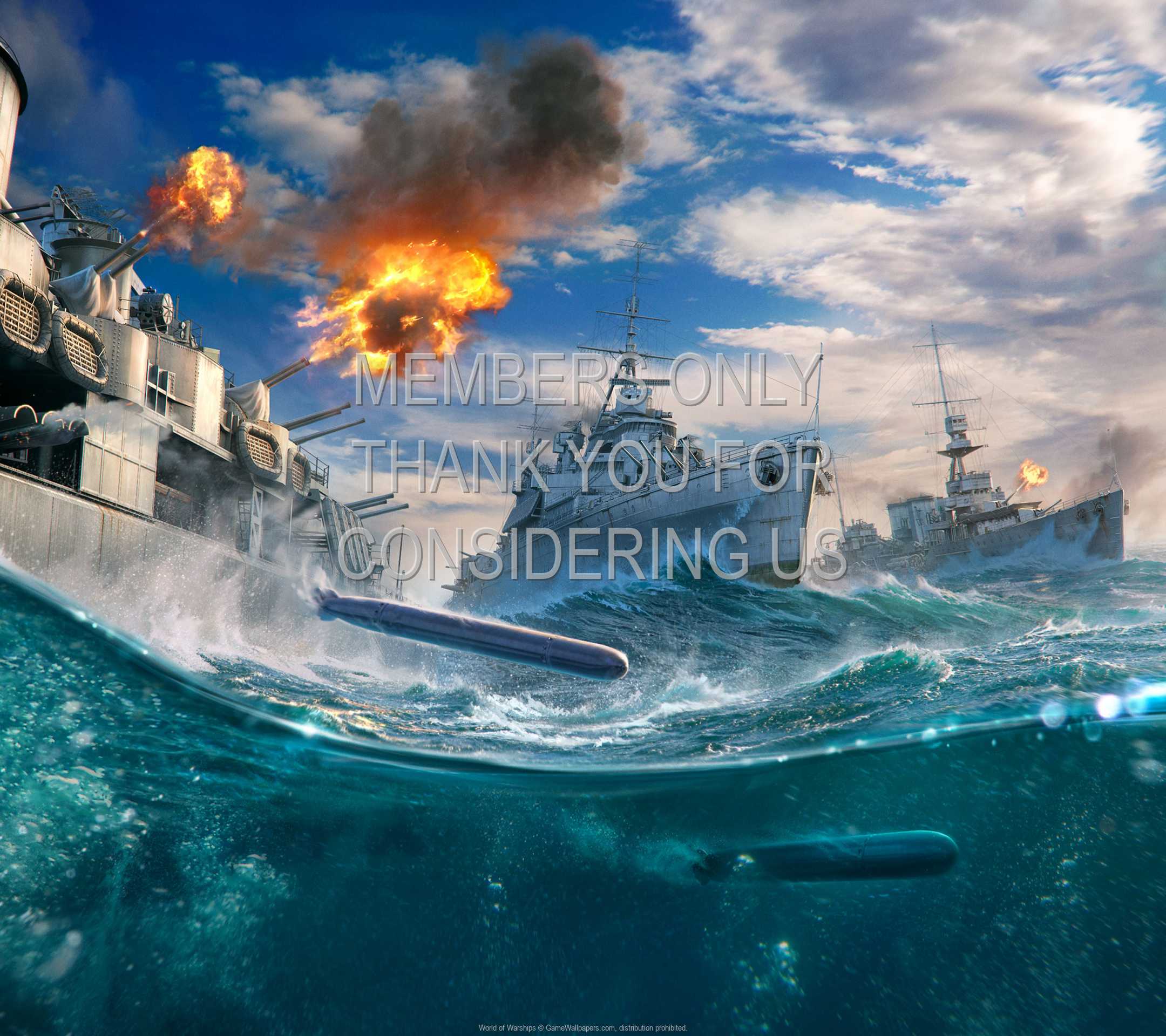World of Warships 1080p%20Horizontal Mobiele achtergrond 15