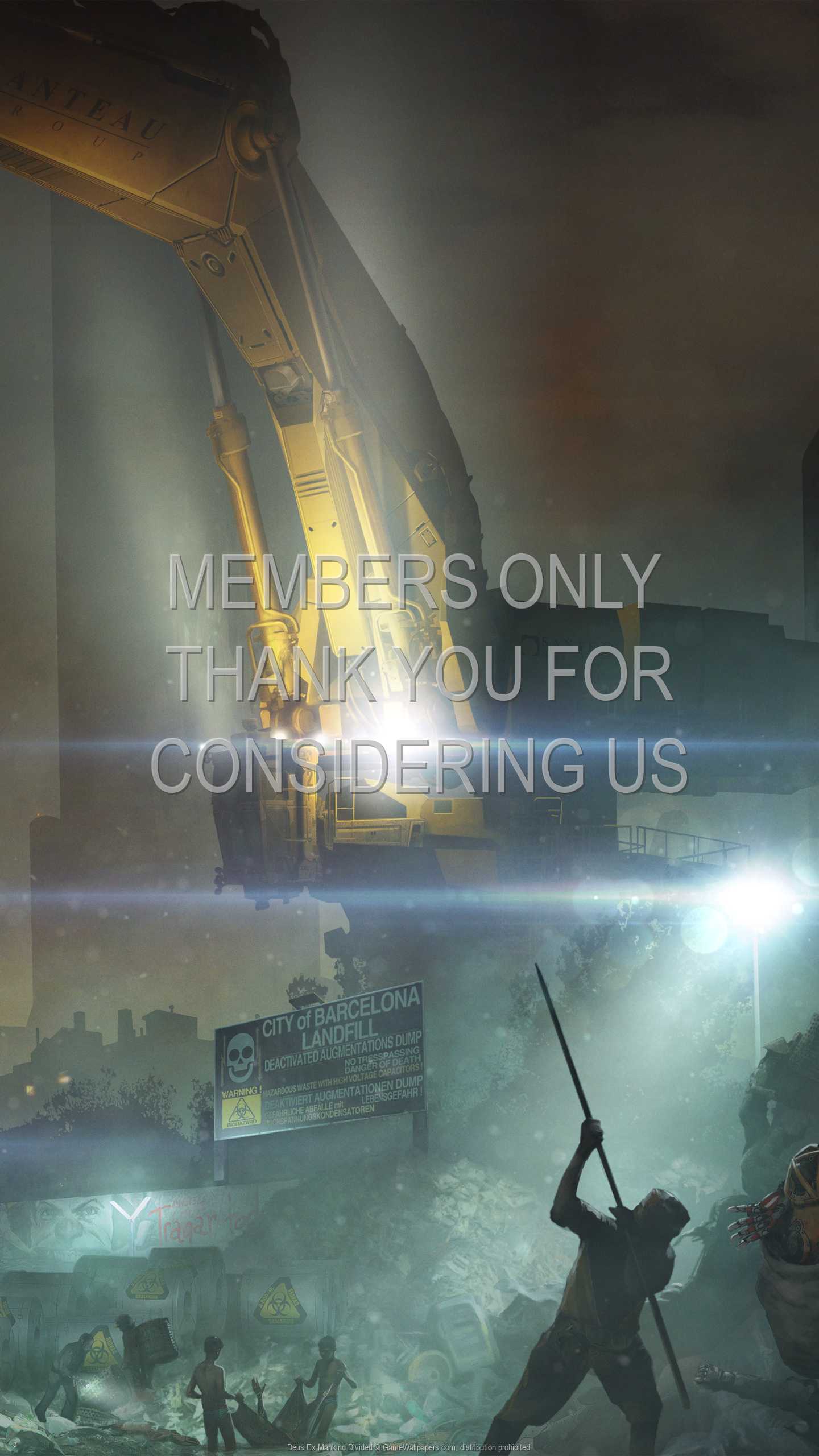 Deus Ex: Mankind Divided 1440p Vertical Handy Hintergrundbild 15