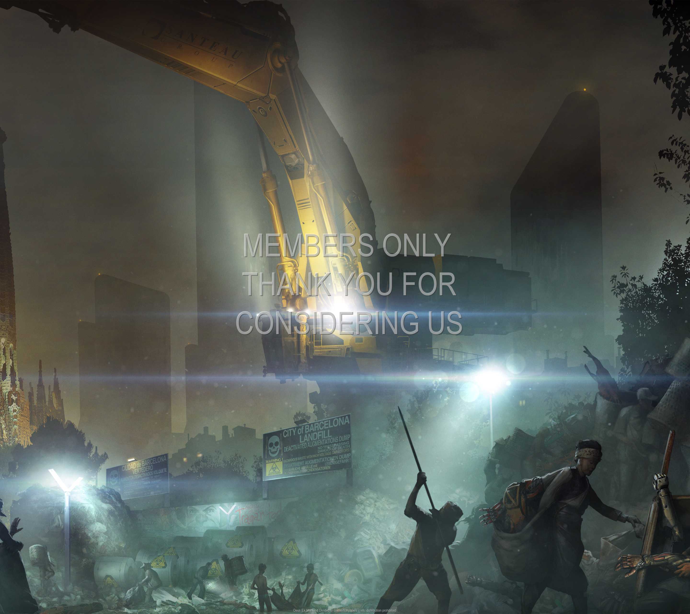 Deus Ex: Mankind Divided 1440p Horizontal Handy Hintergrundbild 15