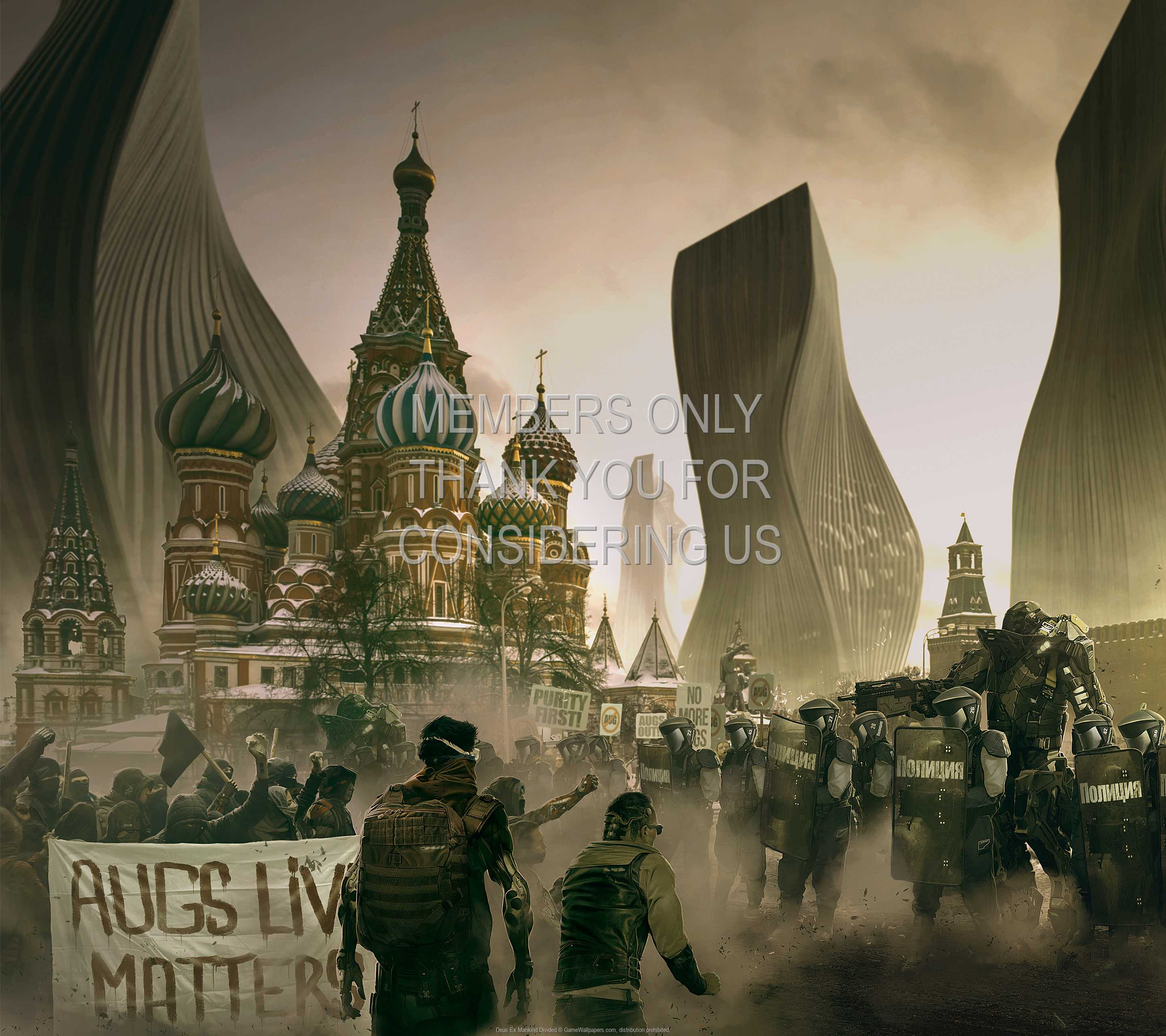 Deus Ex: Mankind Divided 1440p Horizontal Handy Hintergrundbild 16