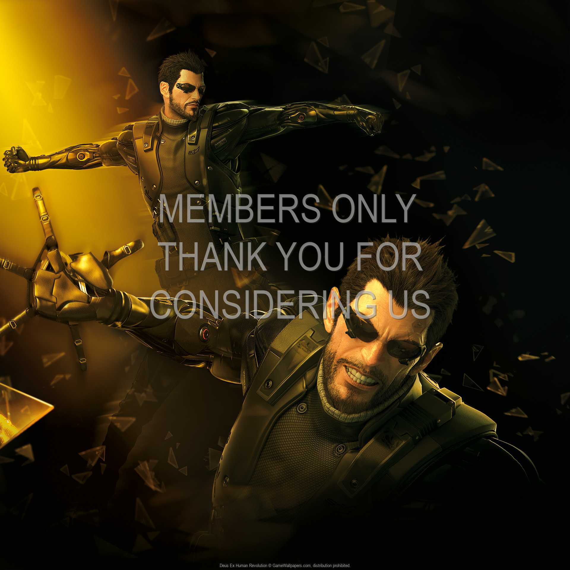 Deus Ex: Human Revolution 1080p Horizontal Mobiele achtergrond 17