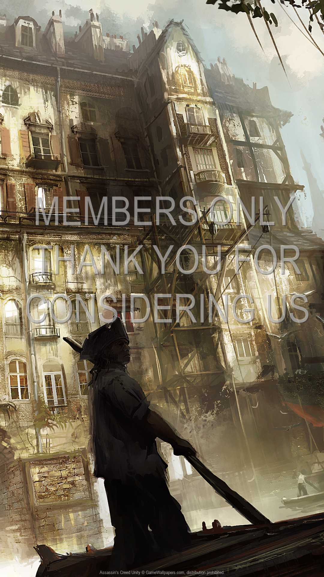 Assassin's Creed: Unity 1080p Vertical Handy Hintergrundbild 18