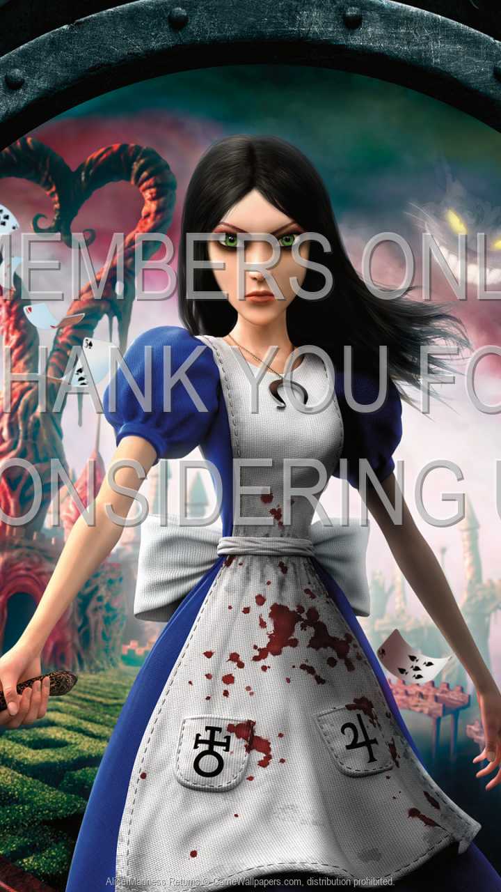 Alice: Madness Returns 720p Vertical Mobiele achtergrond 02