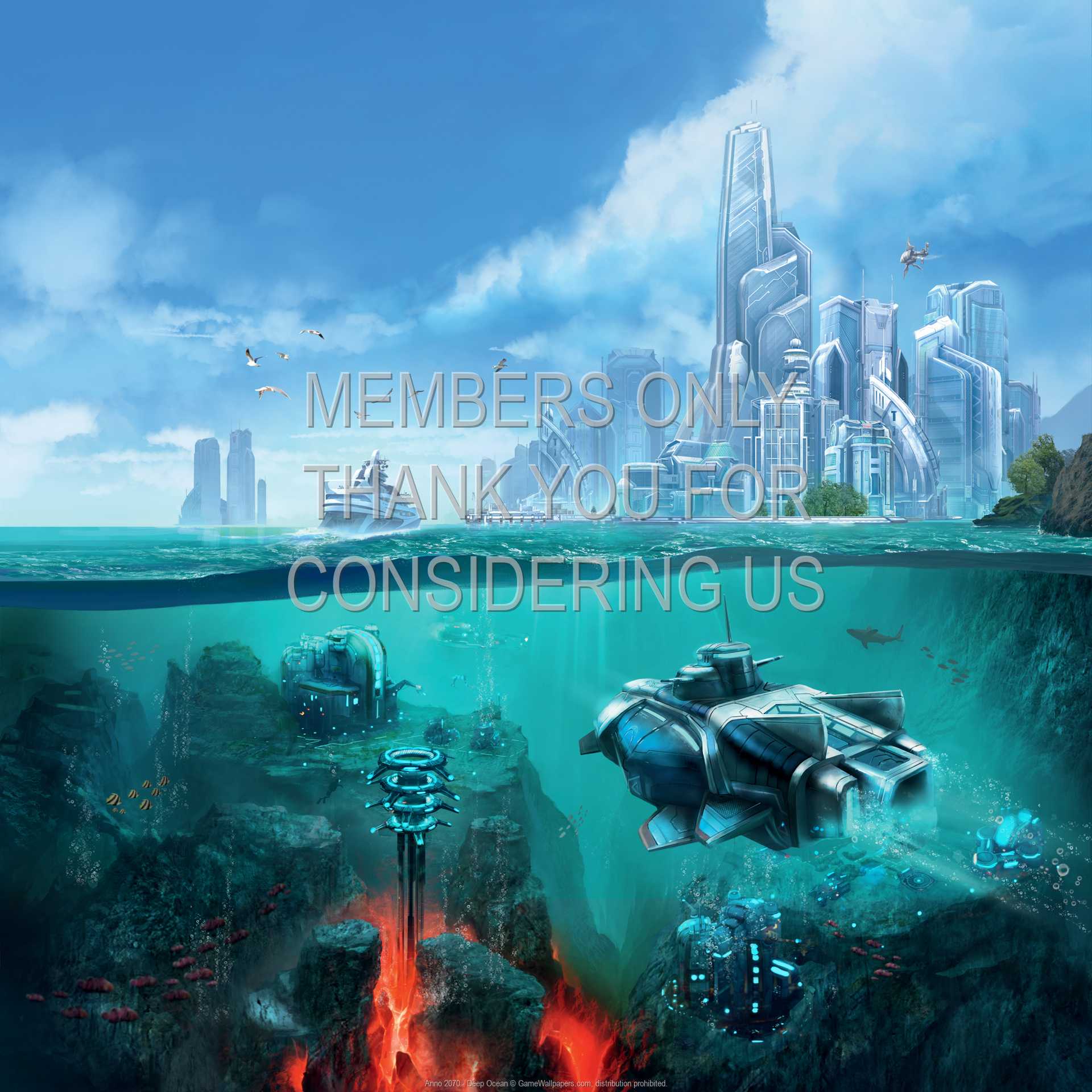 Anno 2070 - Deep Ocean 1080p Horizontal Mobile wallpaper or background 03