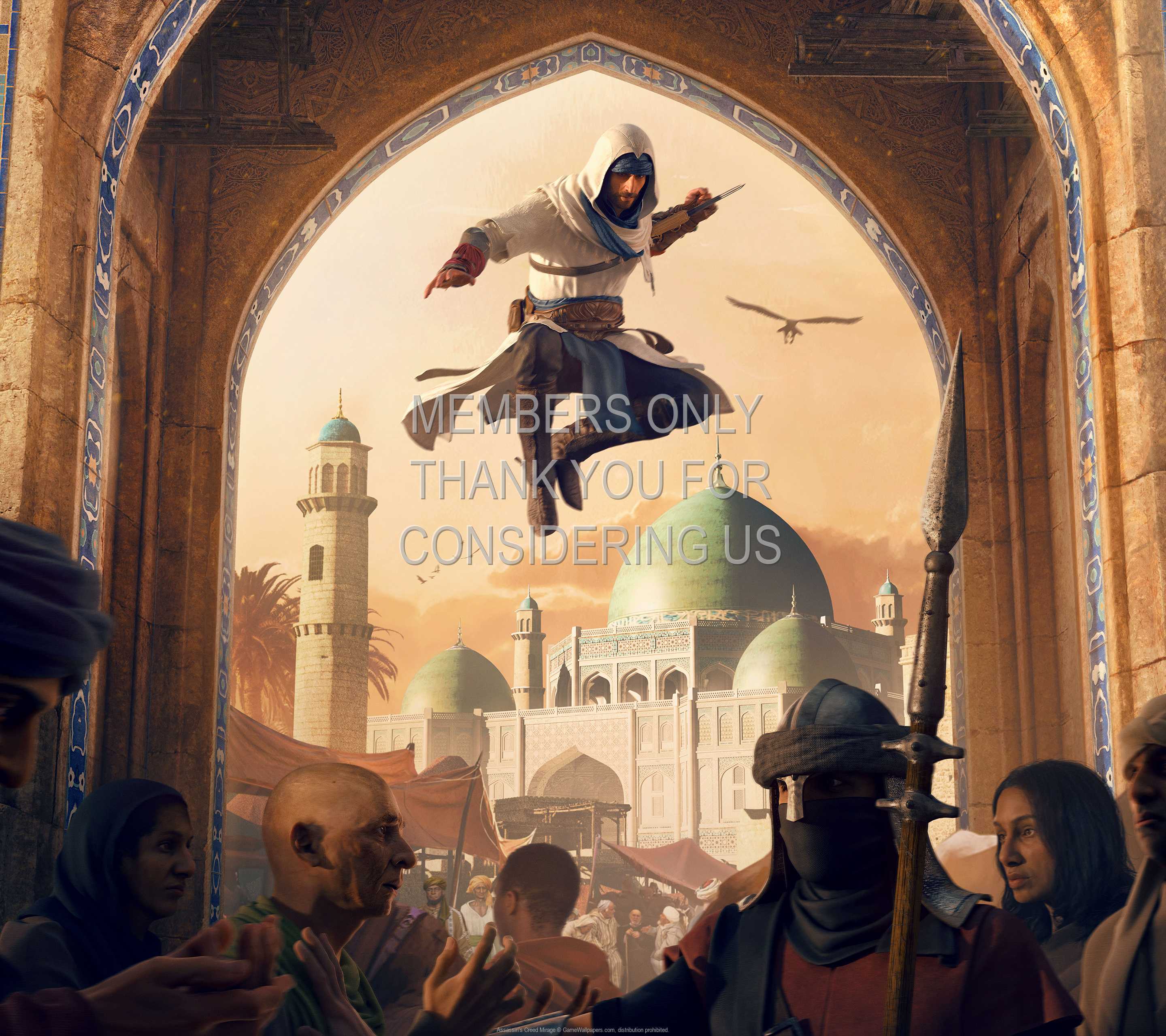 Assassin's Creed: Mirage 1440p Horizontal Mobiele achtergrond 01