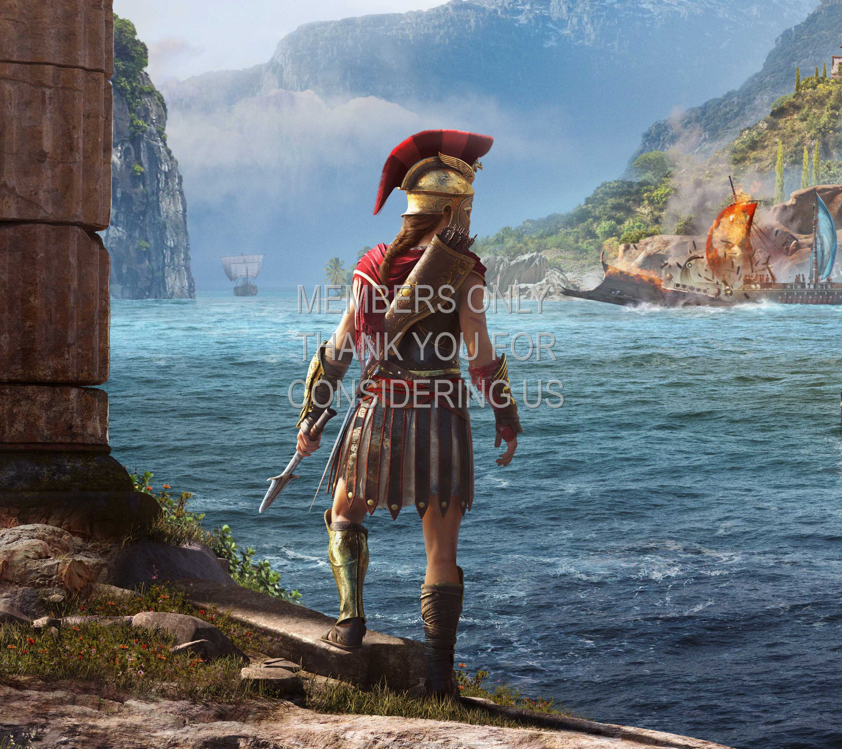 Assassin's Creed: Odyssey 1440p Horizontal Mobiele achtergrond 02