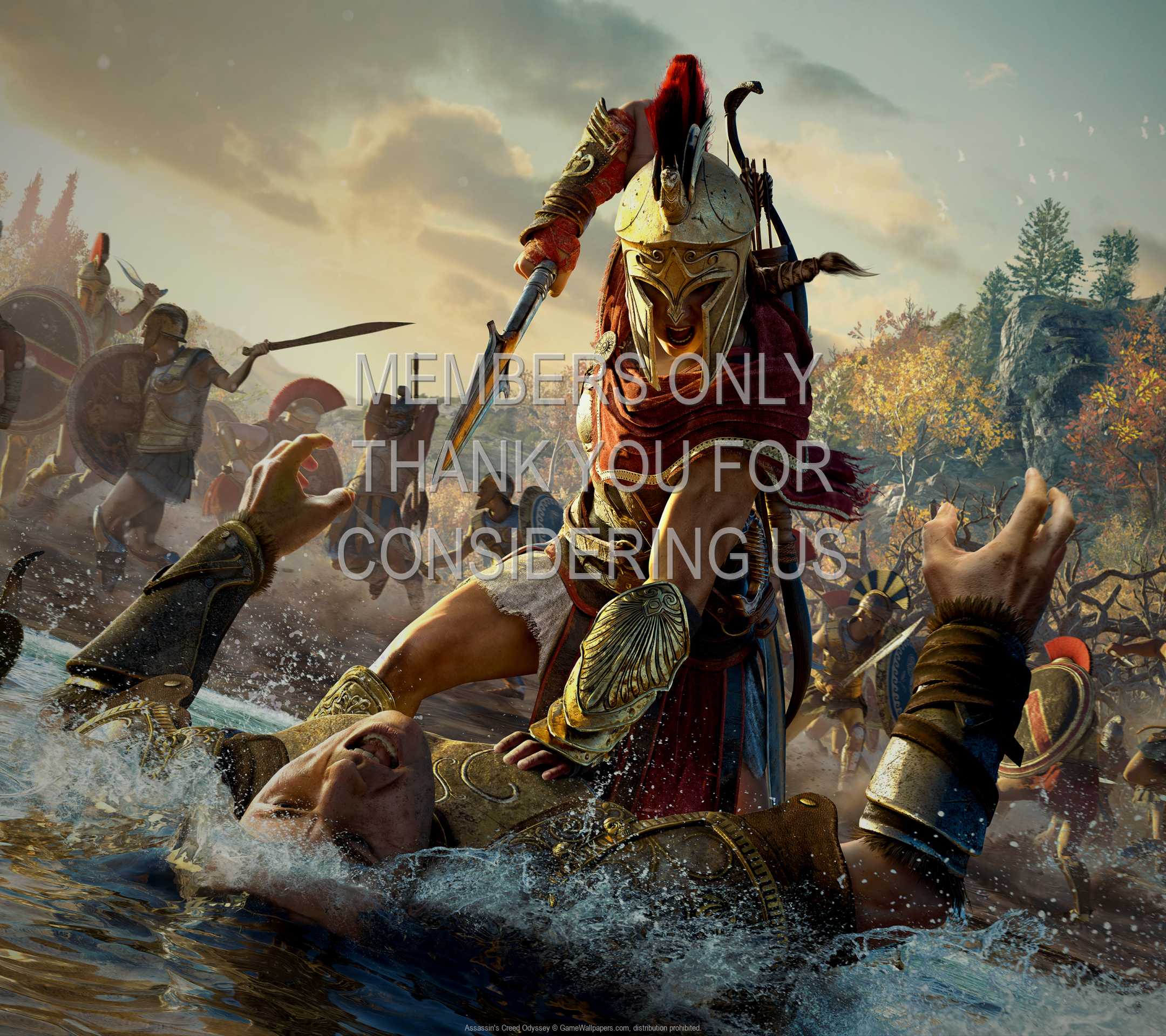 Assassin's Creed: Odyssey 1080p Horizontal Mobiele achtergrond 07