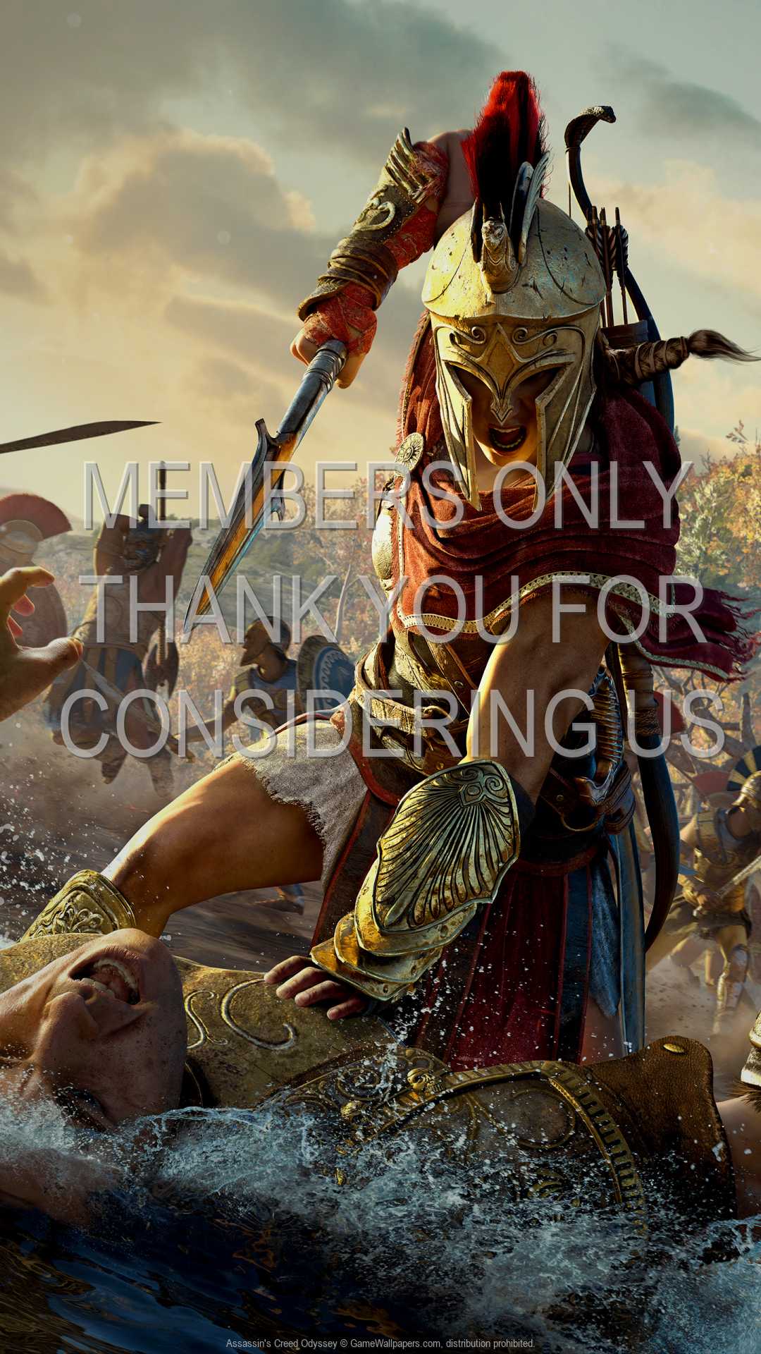 Assassin's Creed: Odyssey 1080p Vertical Handy Hintergrundbild 07